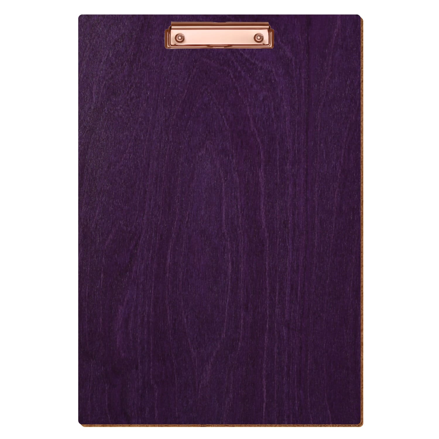 Klemmbrett Standardform Lila A3 hochkant Bügelklemme roségold