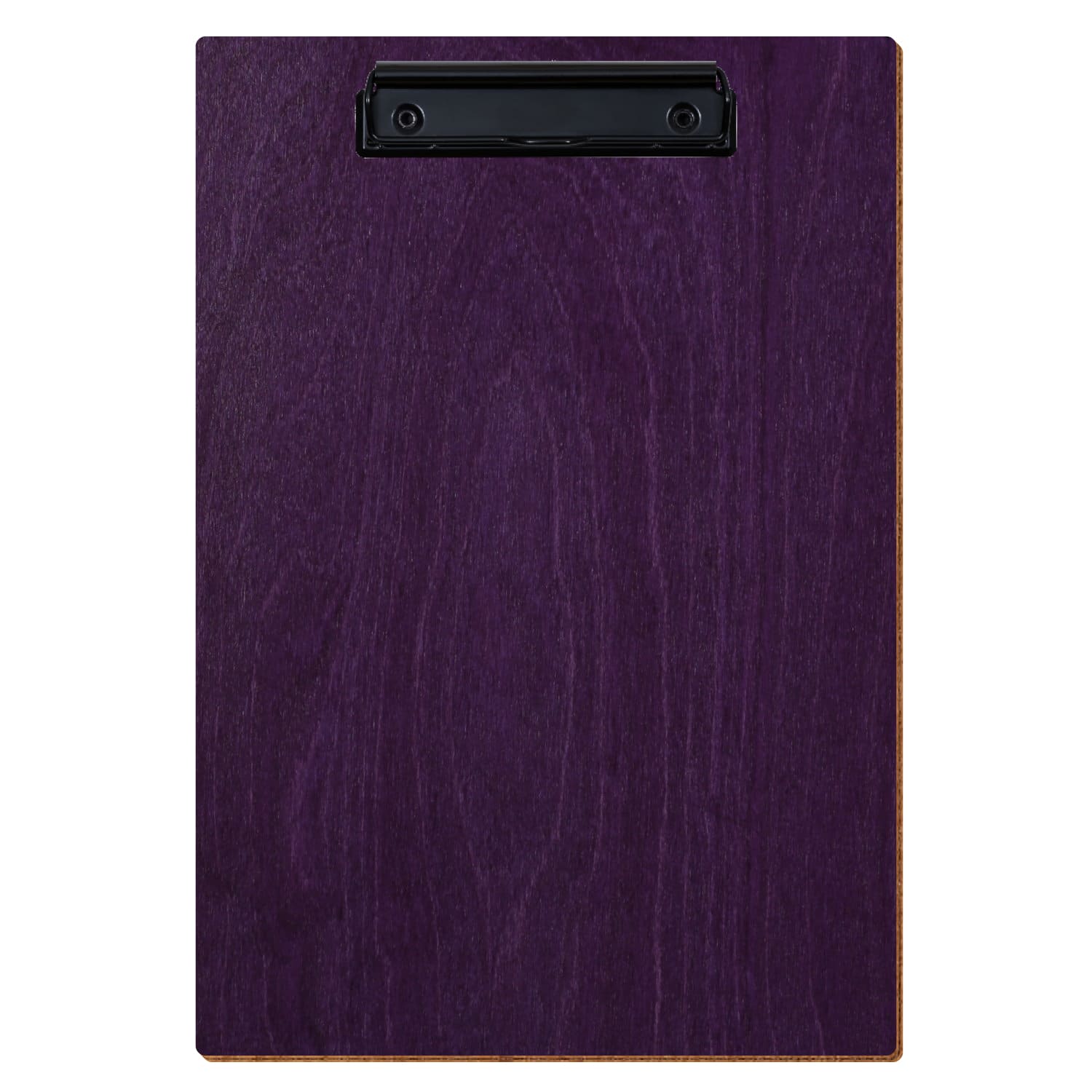 Klemmbrett Standardform Lila A4 hochkant Bügelklemme schwarz