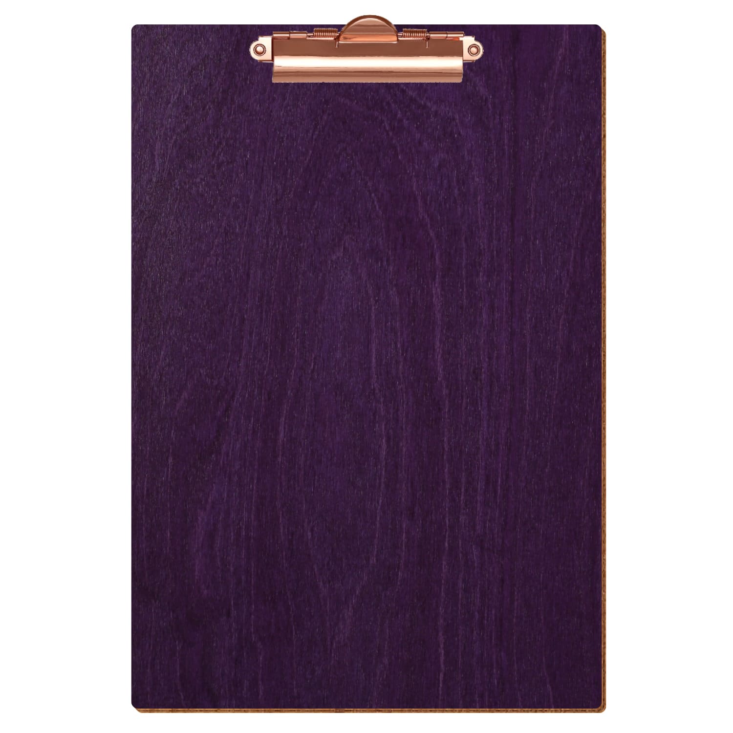 Klemmbrett Standardform Lila A4 hochkant Zahnklemme roségold