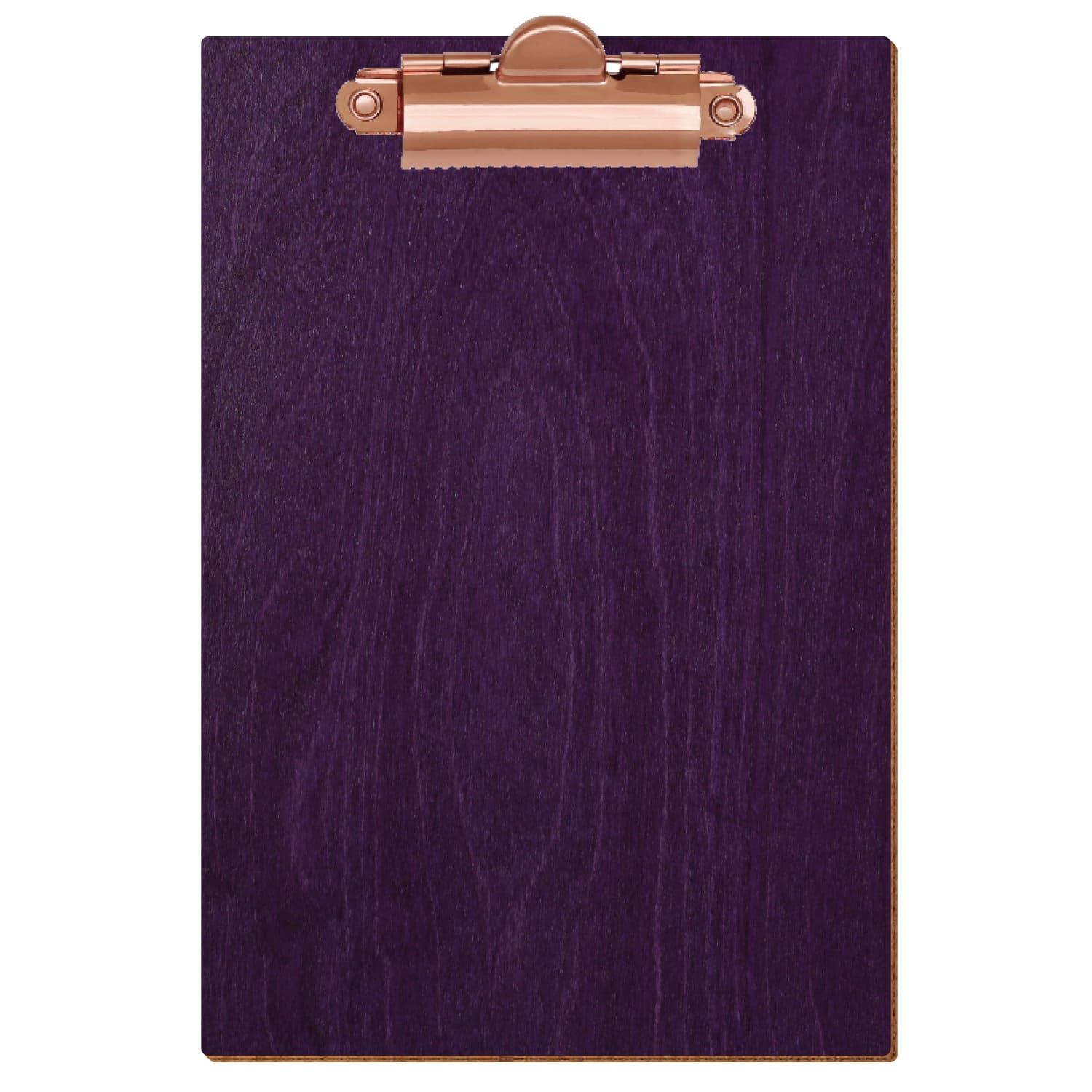 Klemmbrett Standardform Lila A6 hochkant Zahnklemme roségold
