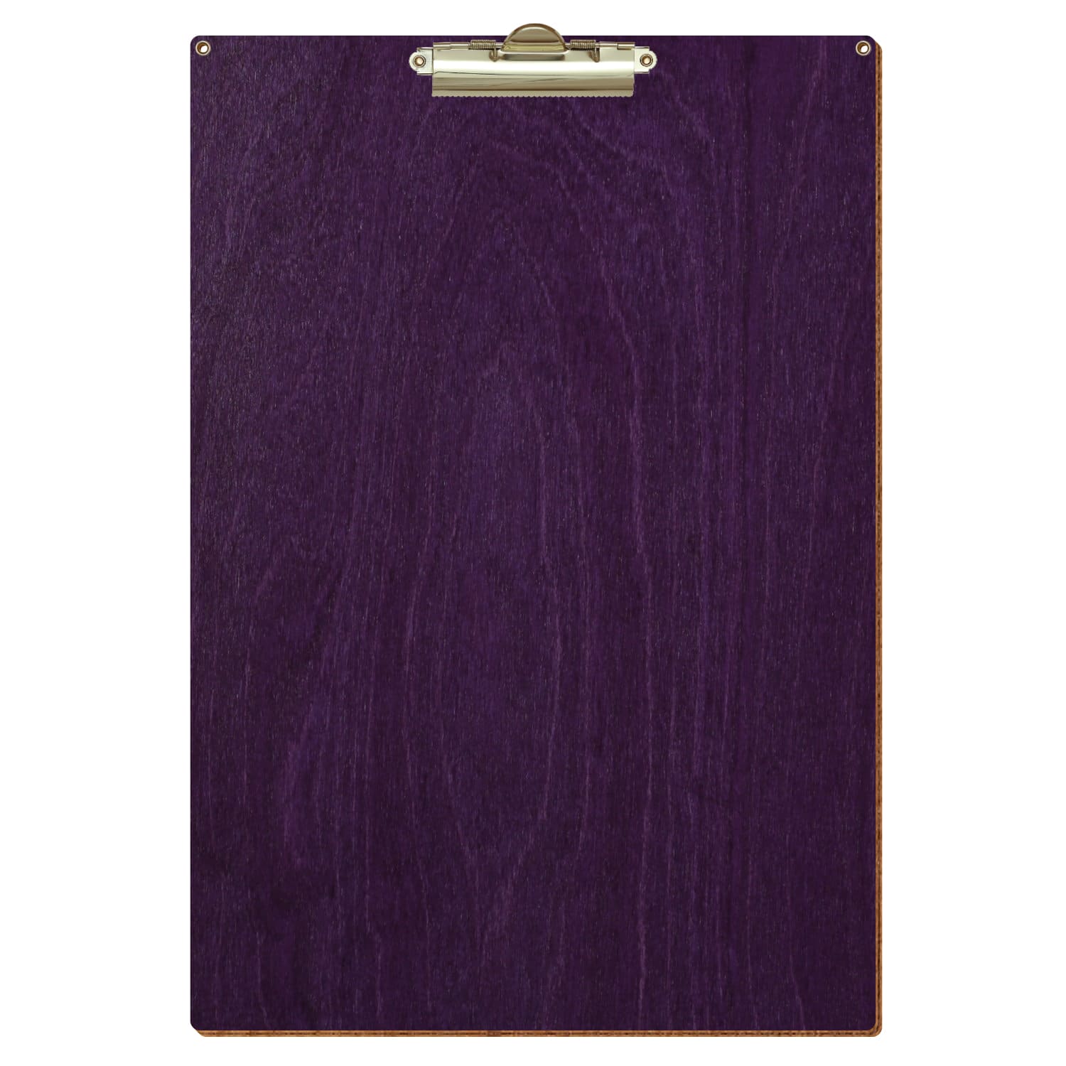 Klemmbrett Standardform Lila mit 2 Ösen A3 hochkant Zahnklemme gold