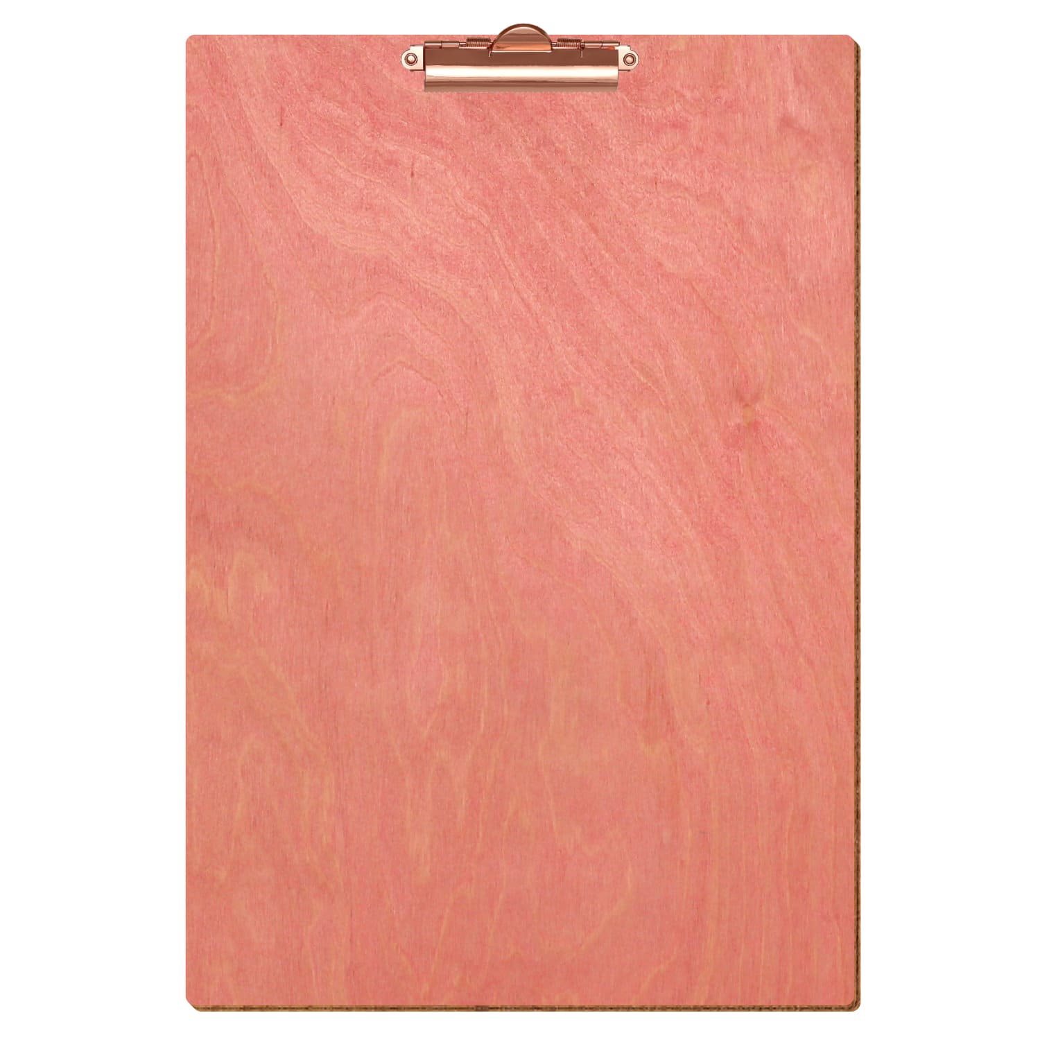 Klemmbrett Standardform Rosa A3 hochkant Zahnklemme roségold