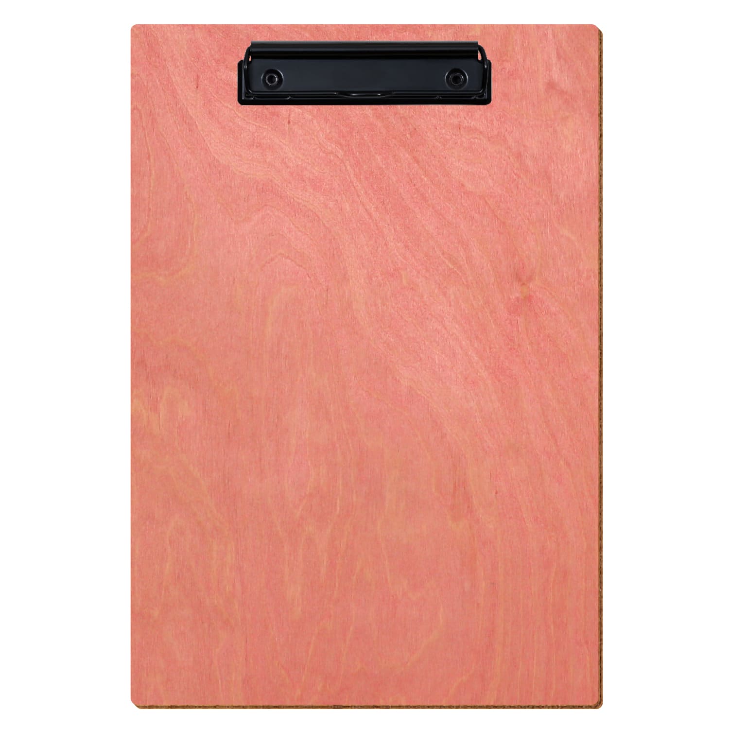 Klemmbrett Standardform Rosa A4 hochkant Bügelklemme schwarz