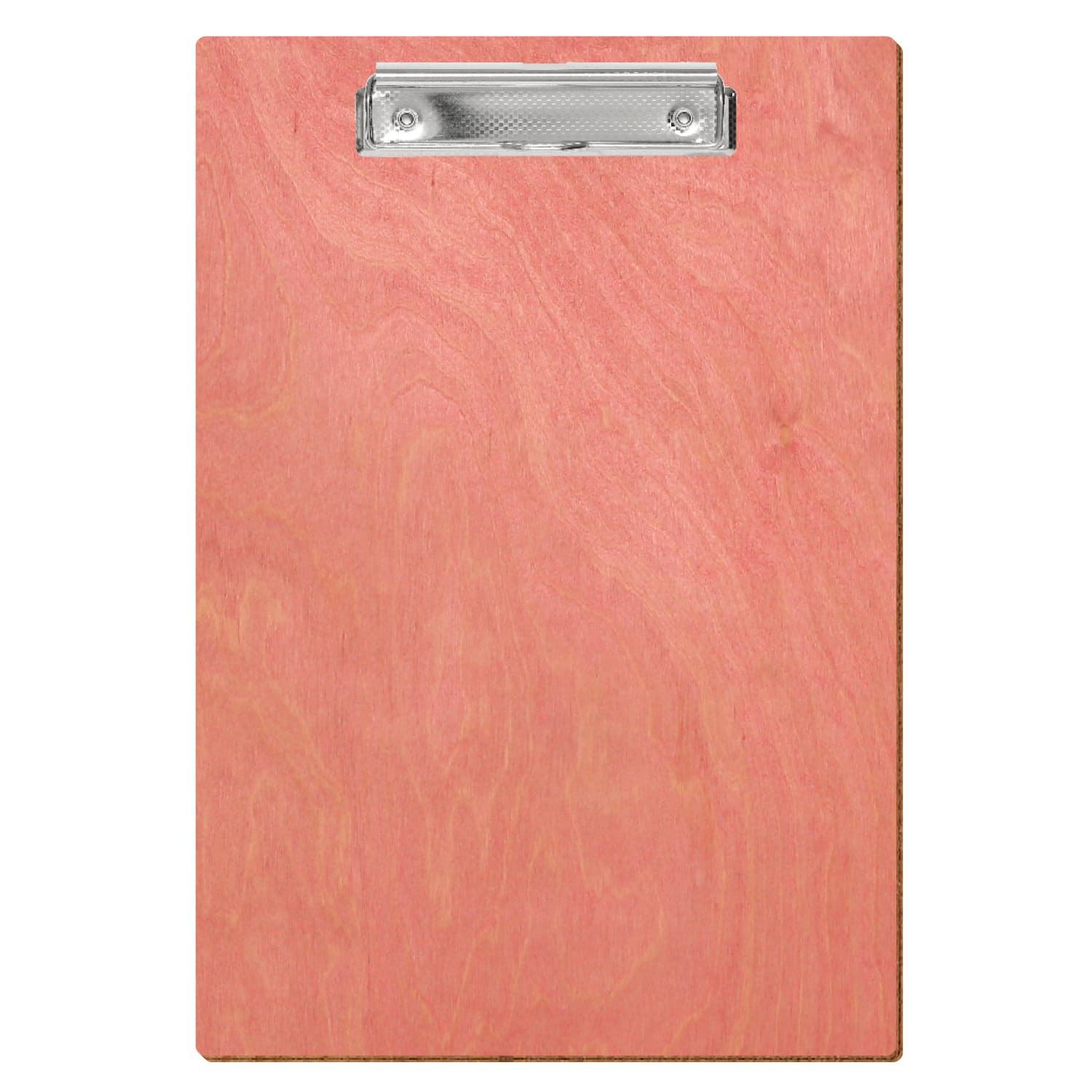 Klemmbrett Standardform Rosa A4 hochkant Bügelklemme silber carbon