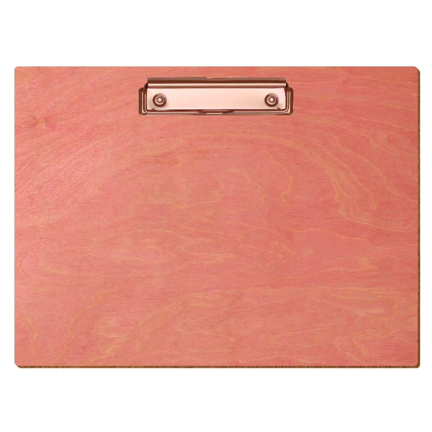 Klemmbrett Standardform Rosa A4 querkant Bügelklemme roségold