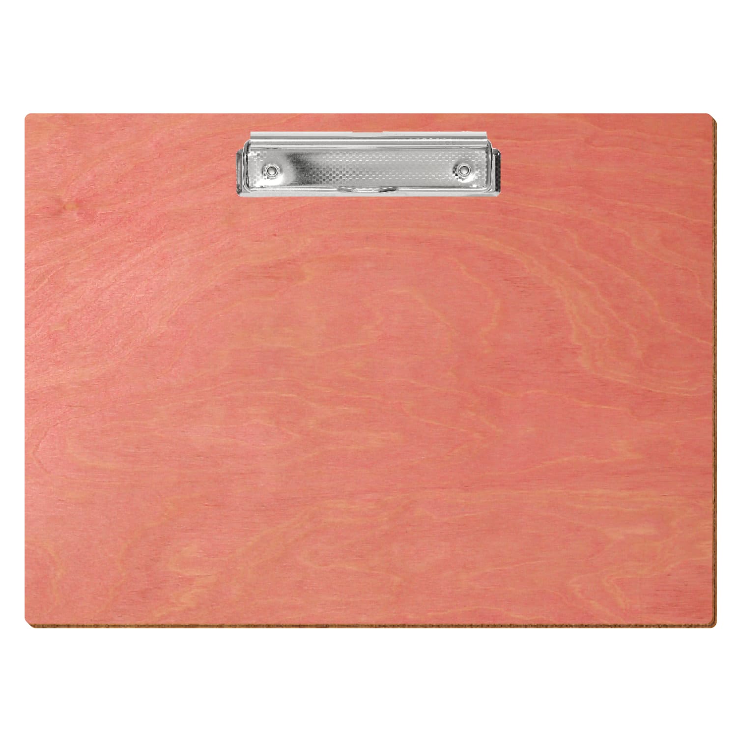 Klemmbrett Standardform Rosa A4 querkant Bügelklemme silber carbon