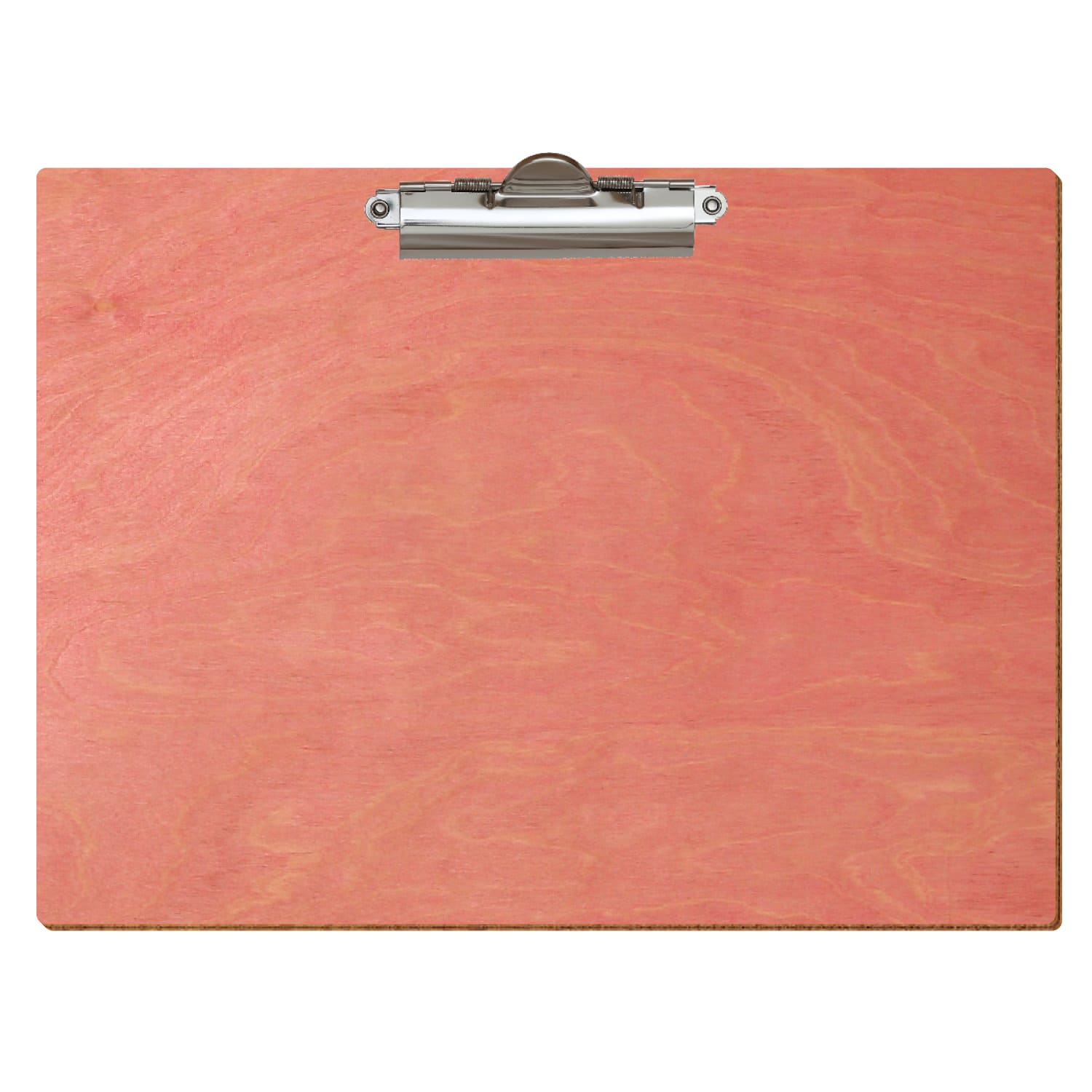 Klemmbrett Standardform Rosa A4 querkant Zahnklemme silber