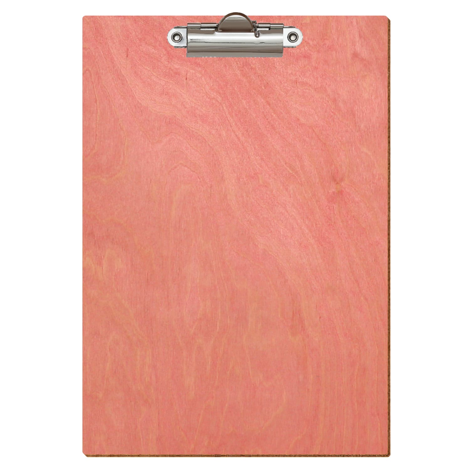 Klemmbrett Standardform Rosa A5 hochkant Zahnklemme silber