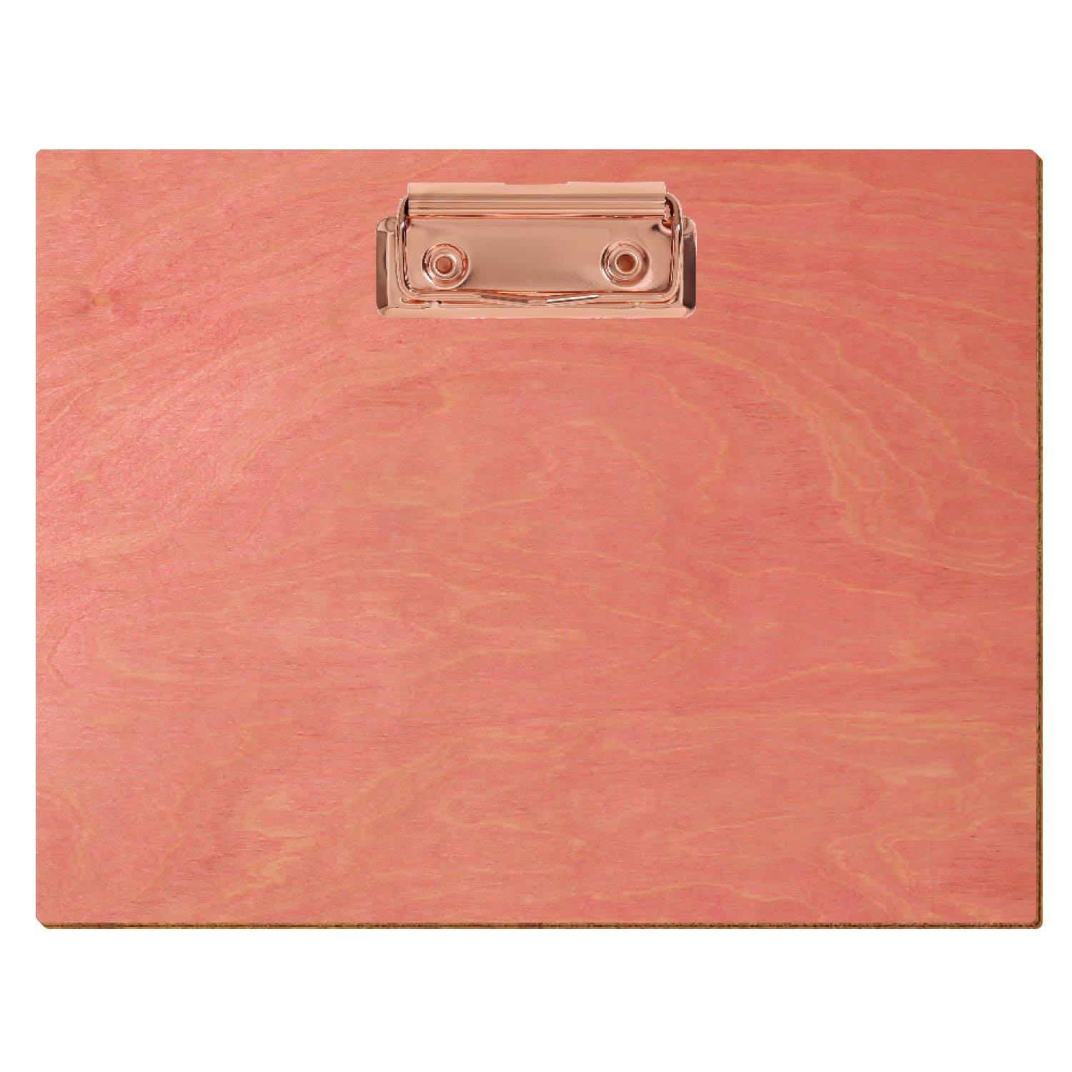 Klemmbrett Standardform Rosa A5 querkant Bügelklemme roségold