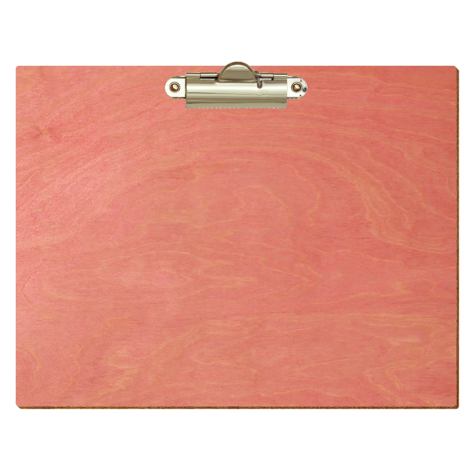Klemmbrett Standardform Rosa A5 querkant Zahnklemme gold
