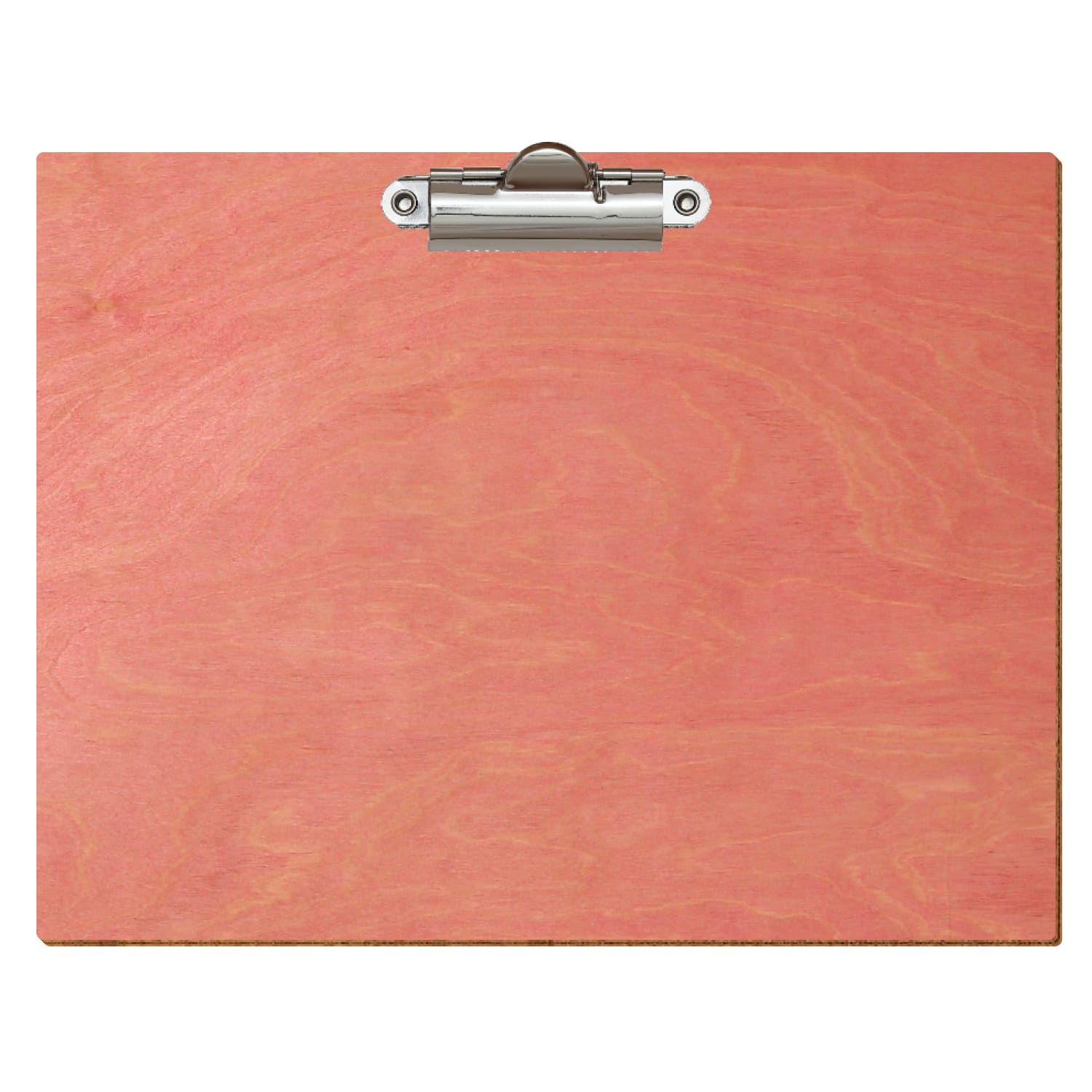 Klemmbrett Standardform Rosa A5 querkant Zahnklemme silber