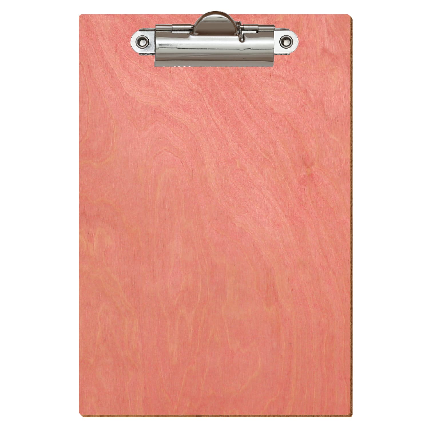 Klemmbrett Standardform Rosa A6 hochkant Zahnklemme silber