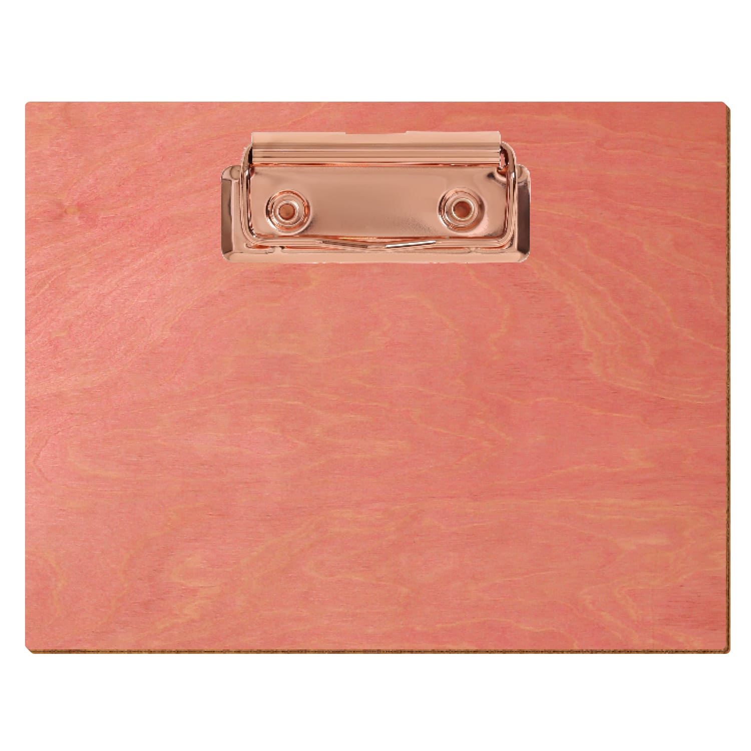 Klemmbrett Standardform Rosa A6 querkant Bügelklemme roségold