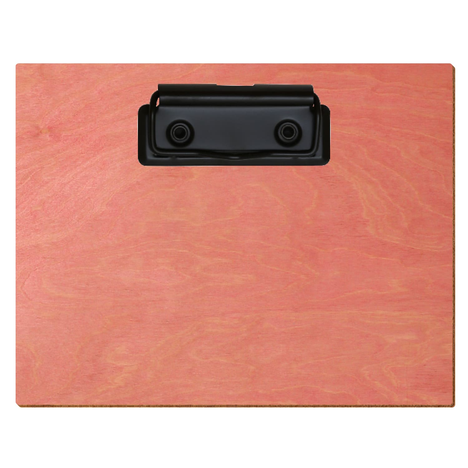 Klemmbrett Standardform Rosa A6 querkant Bügelklemme schwarz
