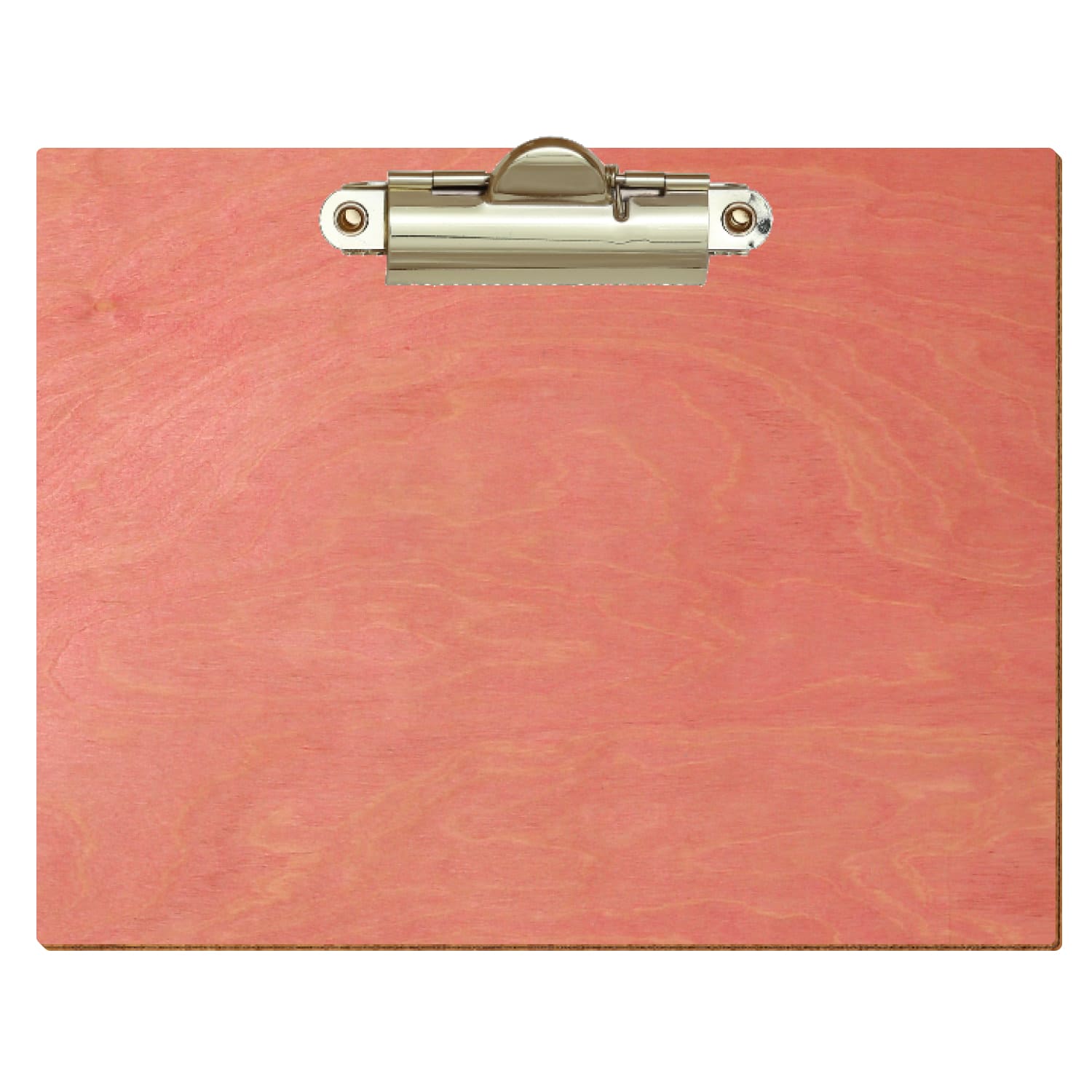 Klemmbrett Standardform Rosa A6 querkant Zahnklemme gold