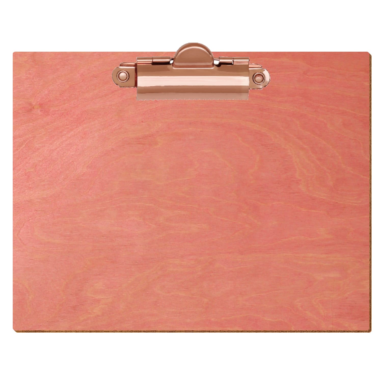 Klemmbrett Standardform Rosa A6 querkant Zahnklemme roségold