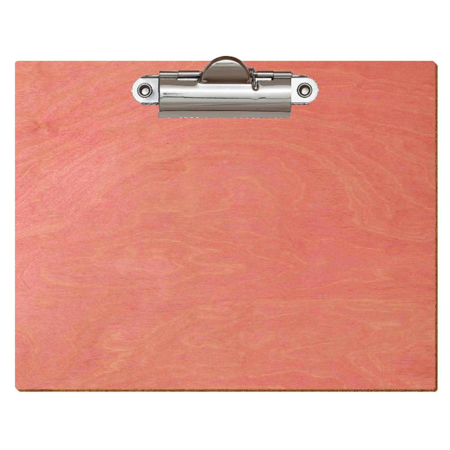 Klemmbrett Standardform Rosa A6 querkant Zahnklemme silber
