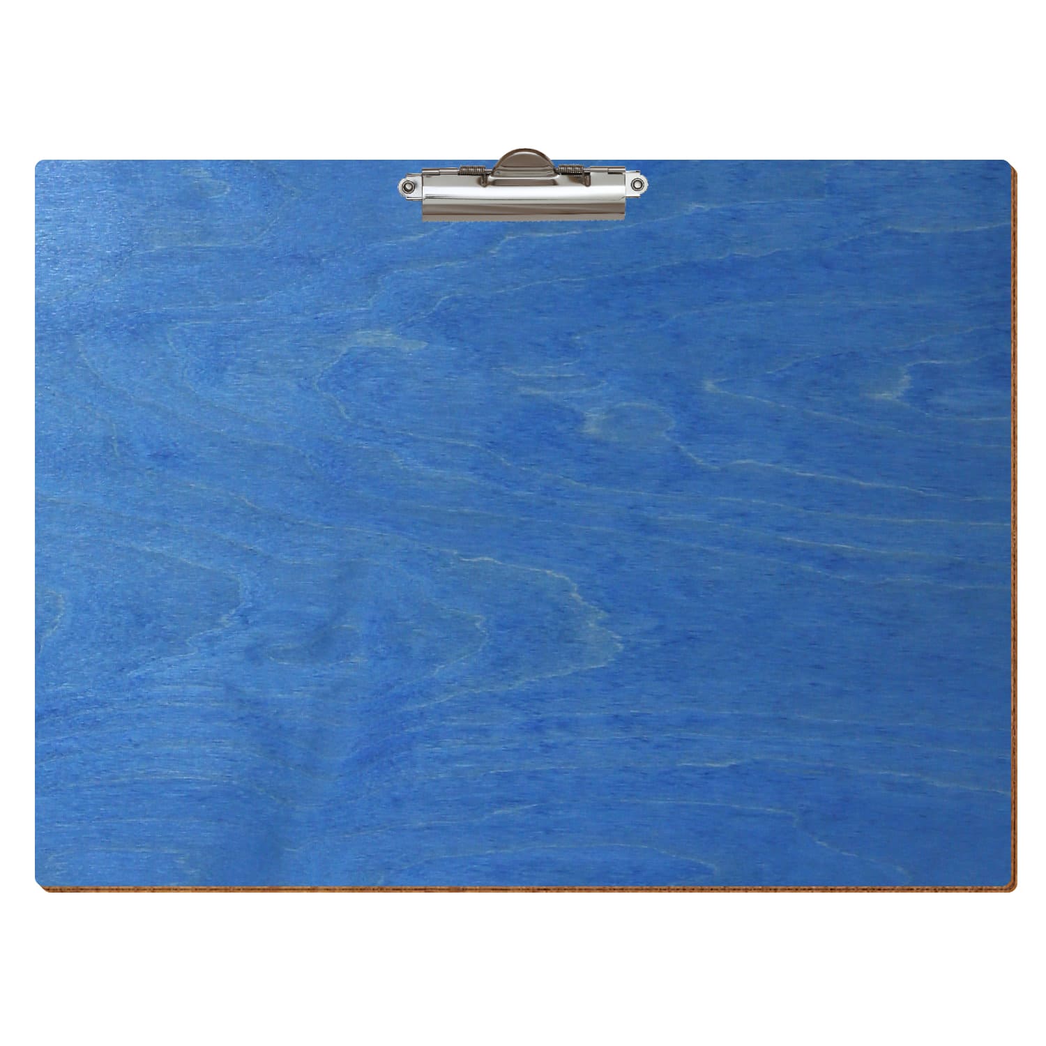 Klemmbrett Standardform Kornblumenblau A3 querkant Zahnklemme silber