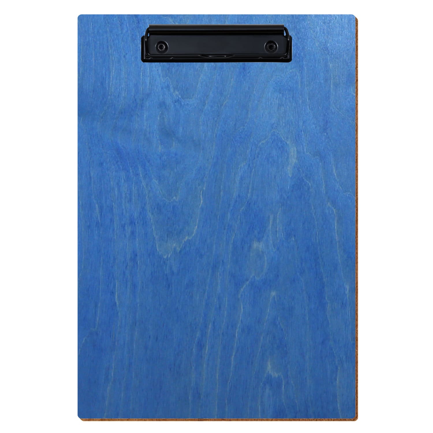 Klemmbrett Standardform Kornblumenblau A4 hochkant Bügelklemme schwarz