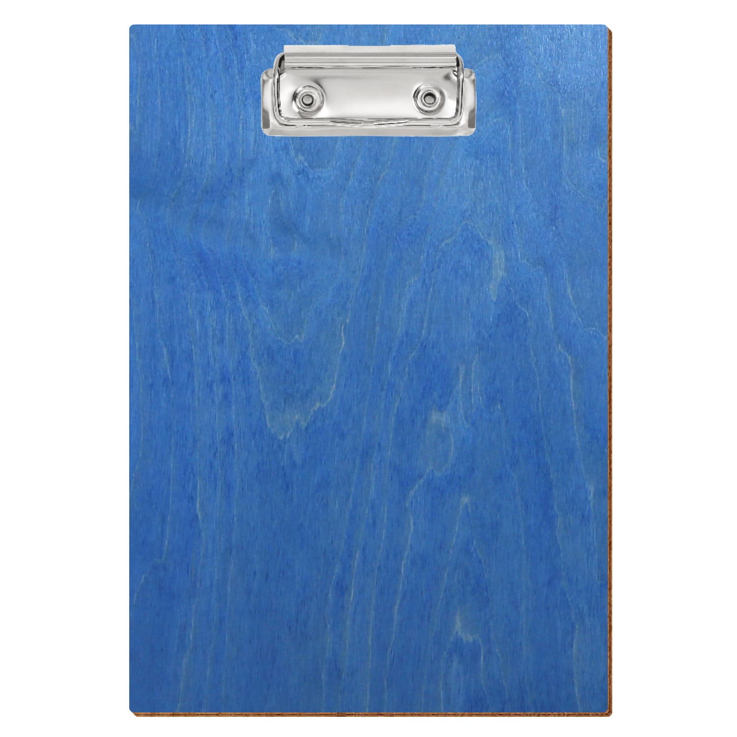 Klemmbrett Standardform Kornblumenblau A5 hochkant Bügelklemme silber