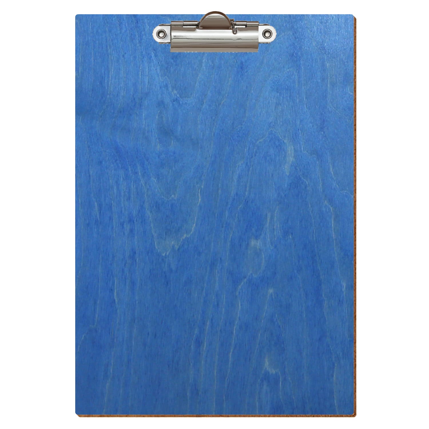 Klemmbrett Standardform Kornblumenblau A5 hochkant Zahnklemme silber