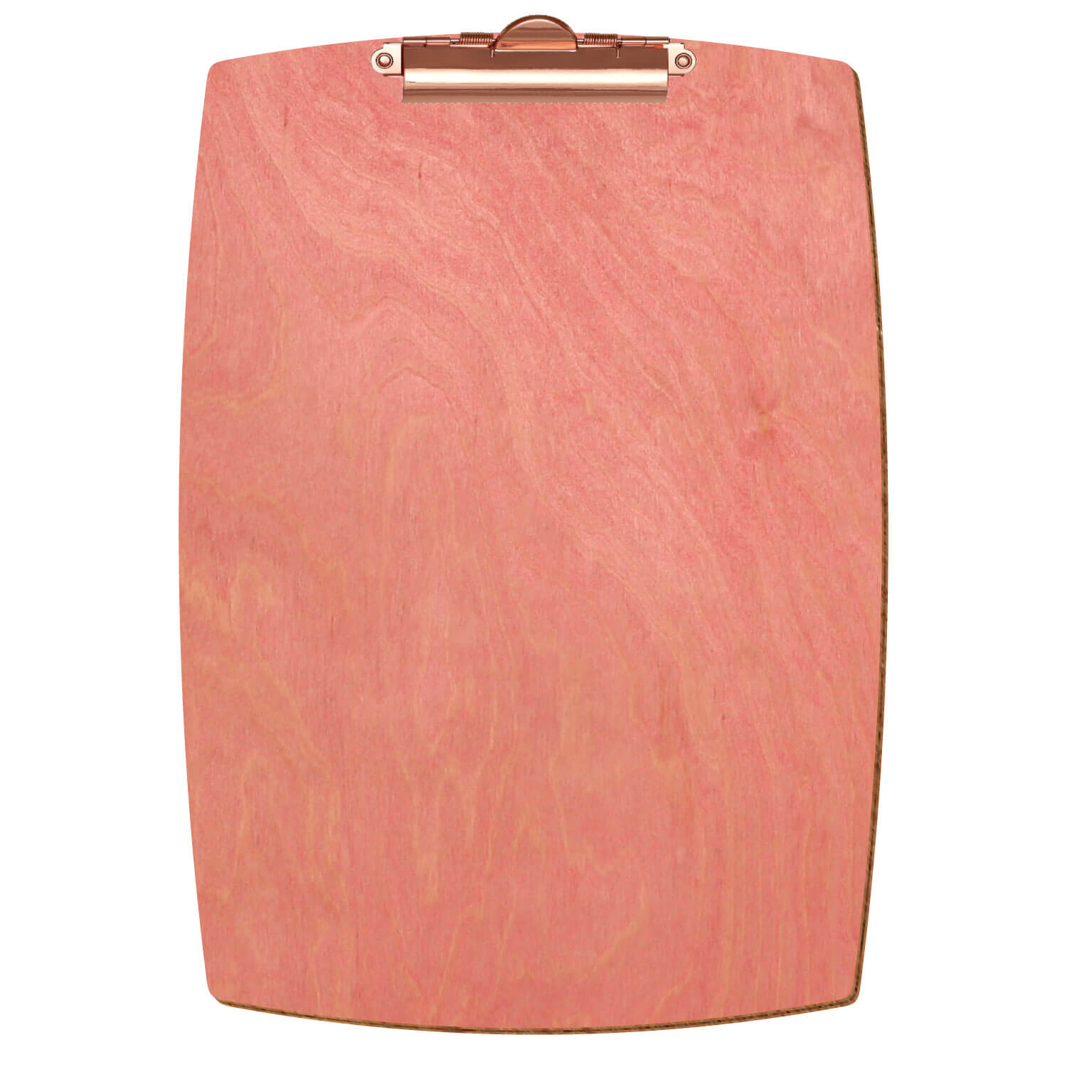 Klemmbrett konvex Rosa A4 hochkant Zahnklemme roségold
