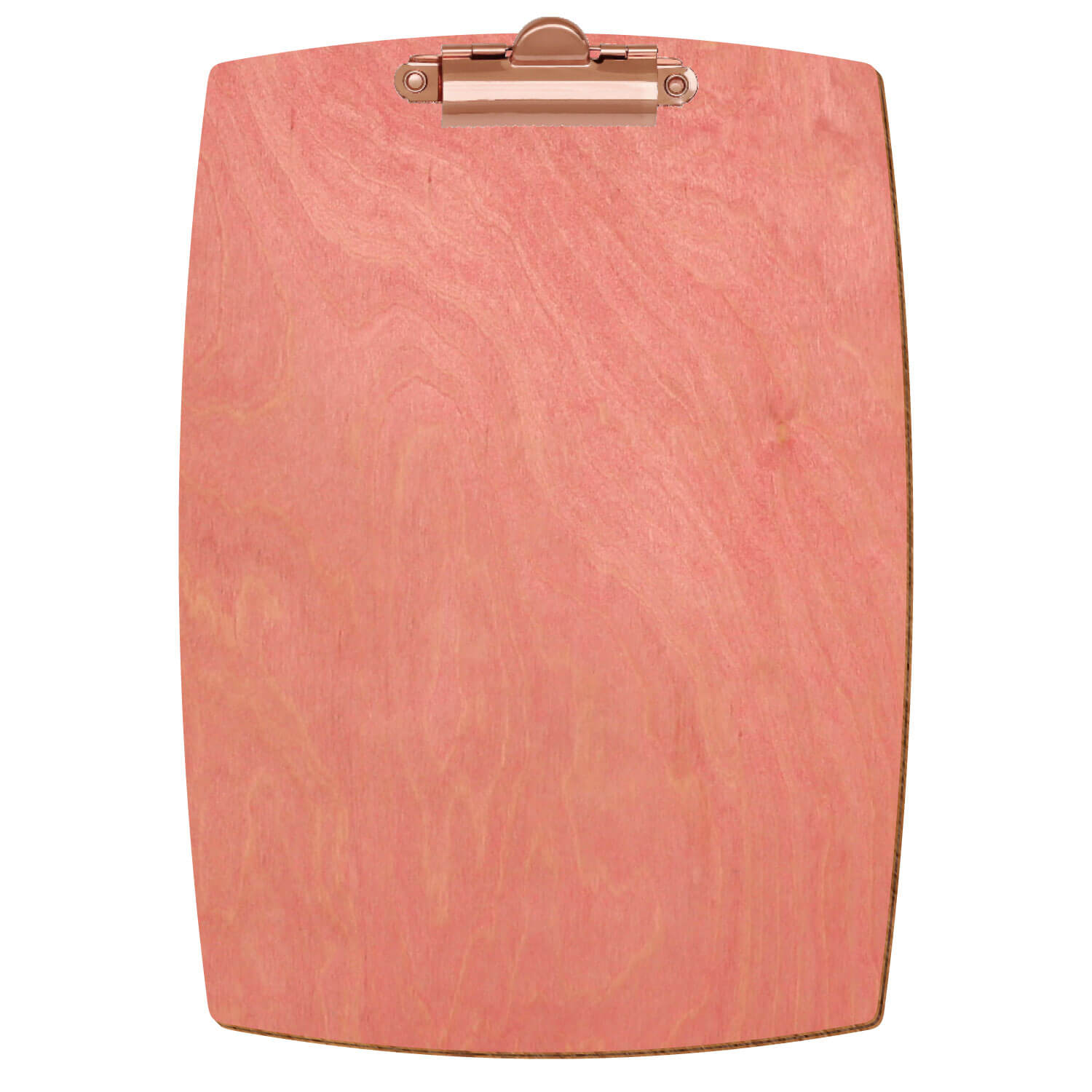 Klemmbrett konvex Rosa A5 hochkant Zahnklemme roségold