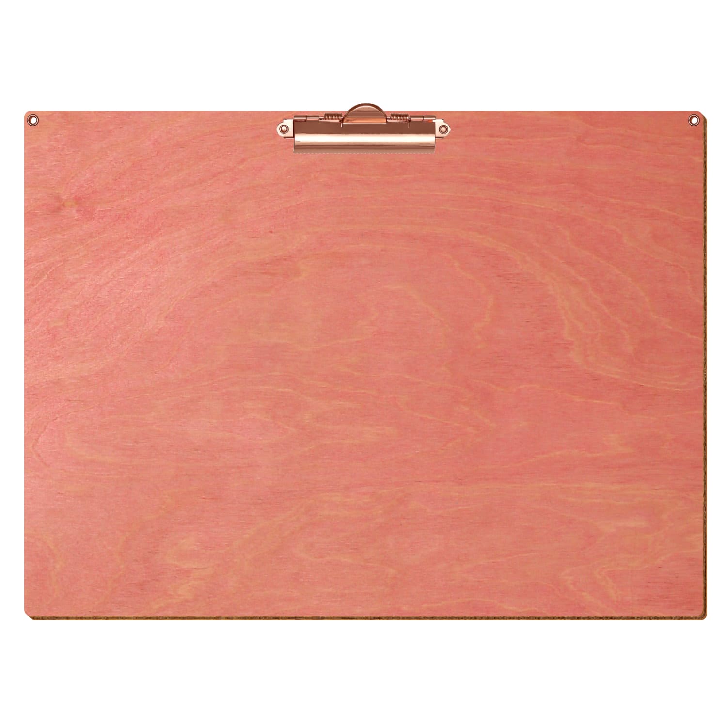 Klemmbrett Standardform Rosa mit 2 Ösen A3 querkant Zahnklemme roségold