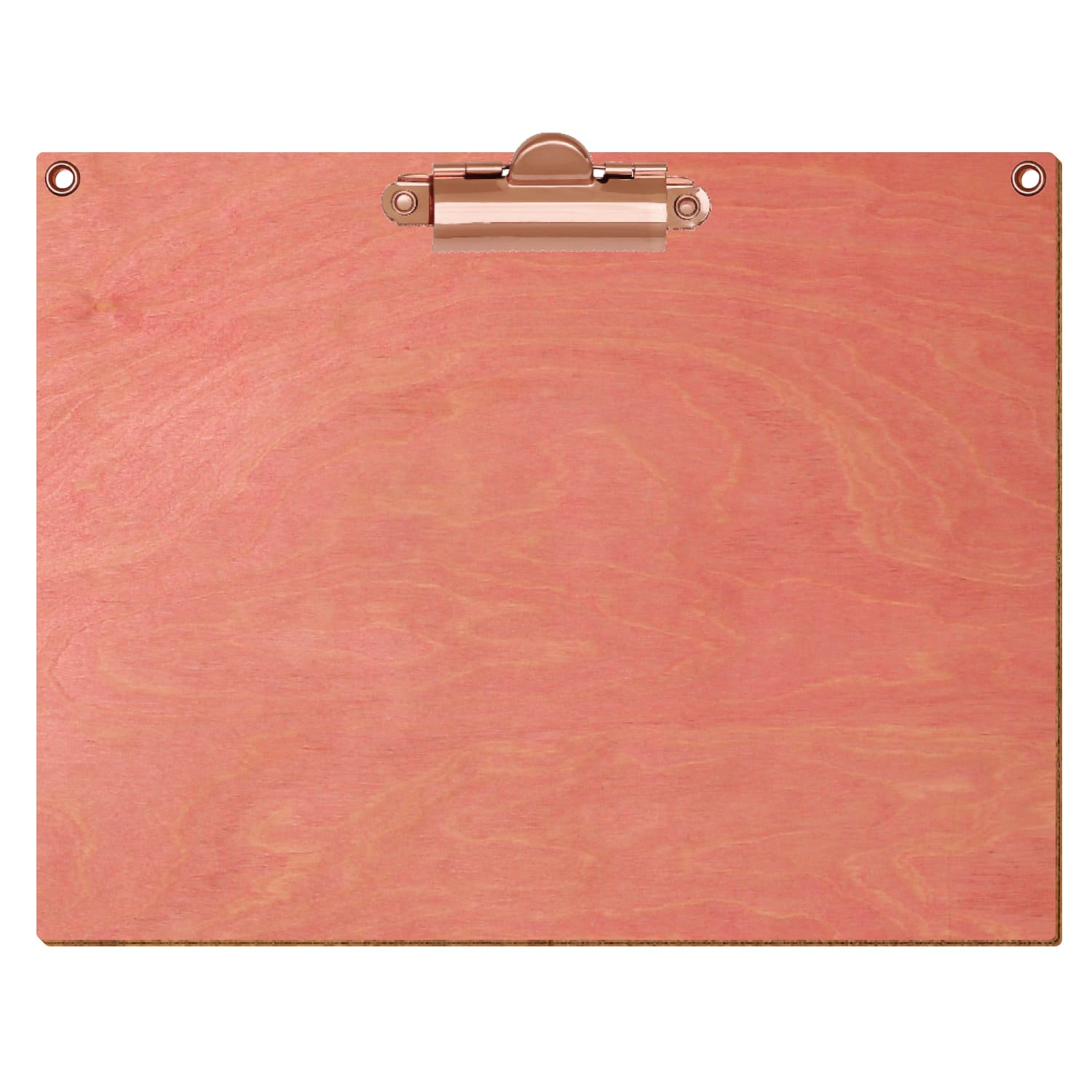 Klemmbrett Standardform Rosa mit 2 Ösen A5 querkant Zahnklemme roségold