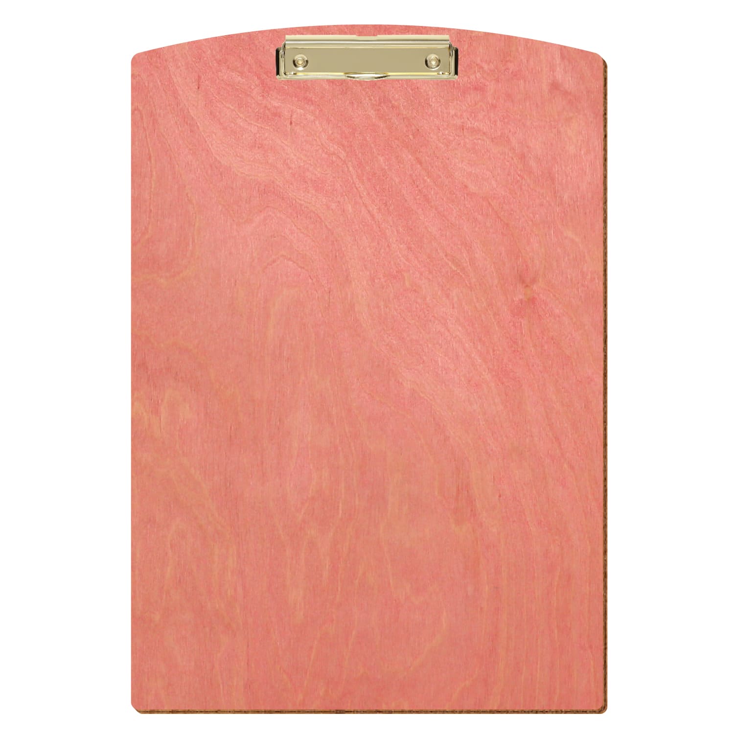 Klemmbrett Segmentform Rosa A3 hochkant Bügelklemme gold