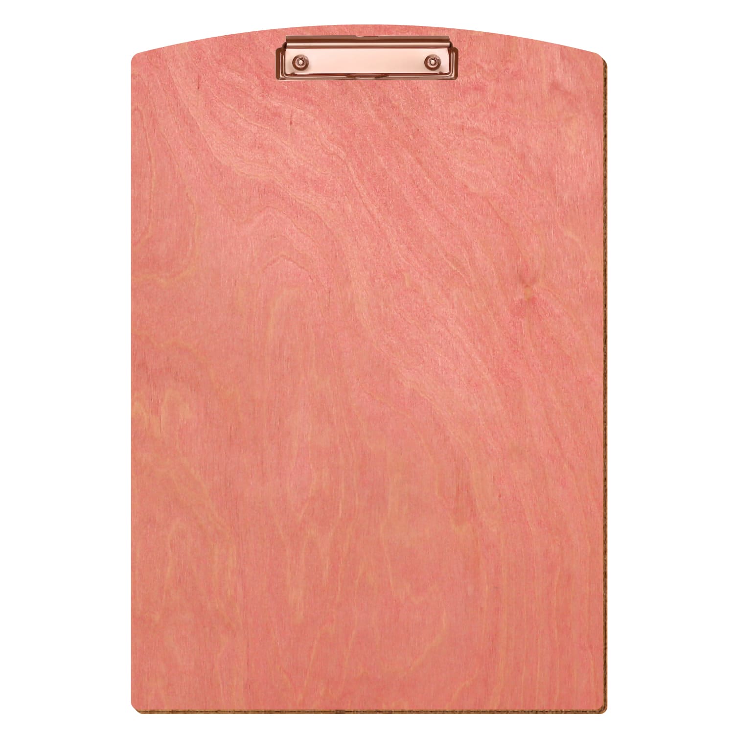 Klemmbrett Segmentform Rosa A3 hochkant Bügelklemme roségold