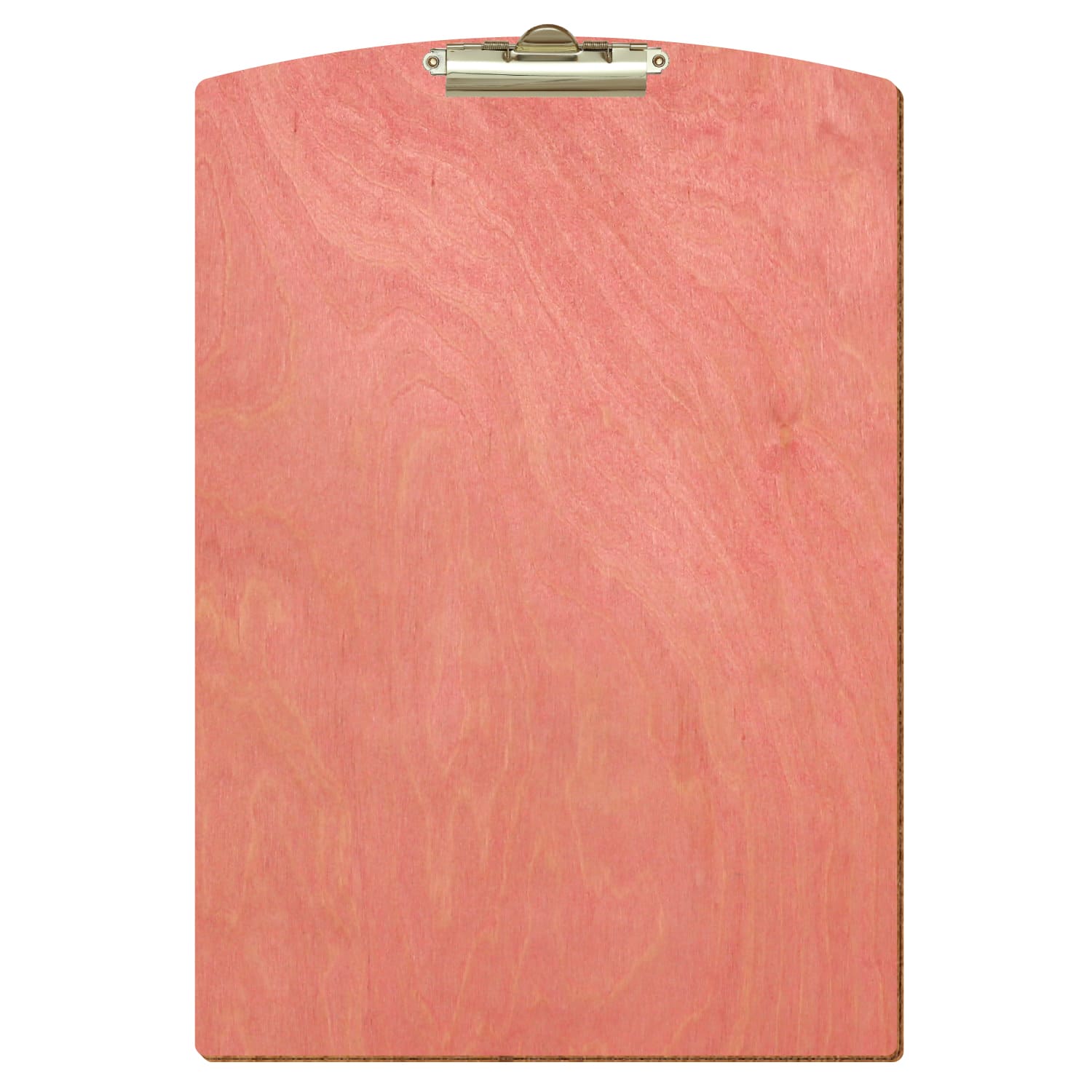 Klemmbrett Segmentform Rosa A3 hochkant Zahnklemme gold