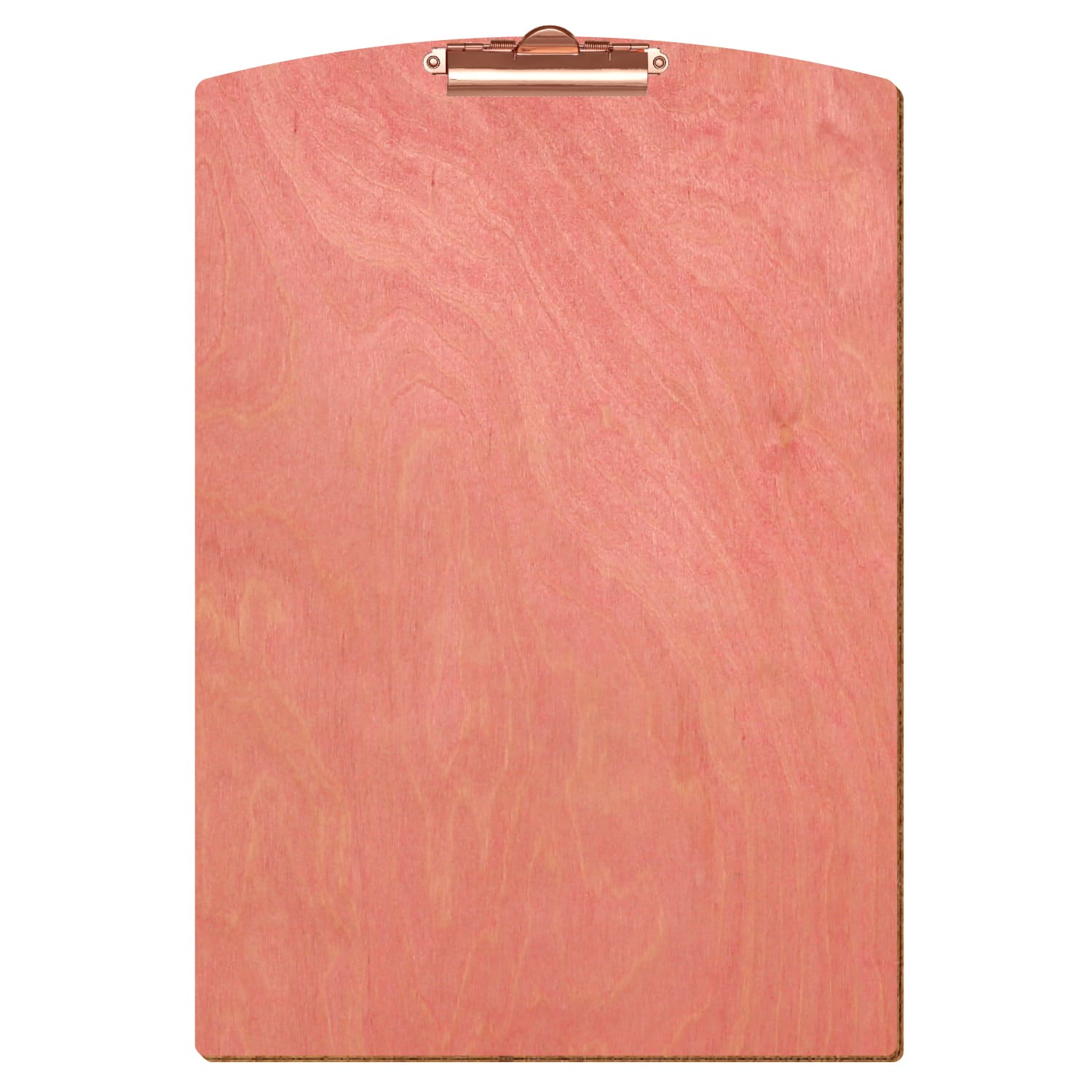 Klemmbrett Segmentform Rosa A3 hochkant Zahnklemme roségold