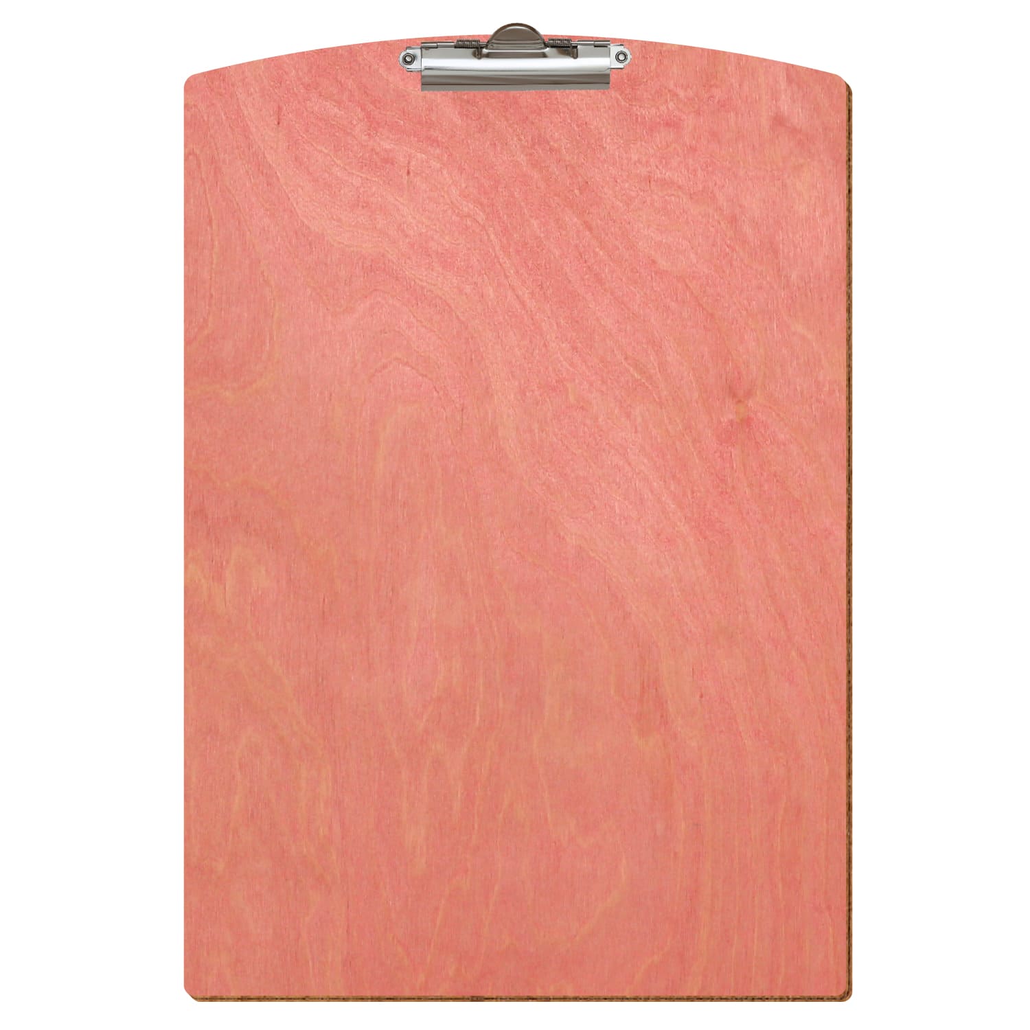 Klemmbrett Segmentform Rosa A3 hochkant Zahnklemme silber