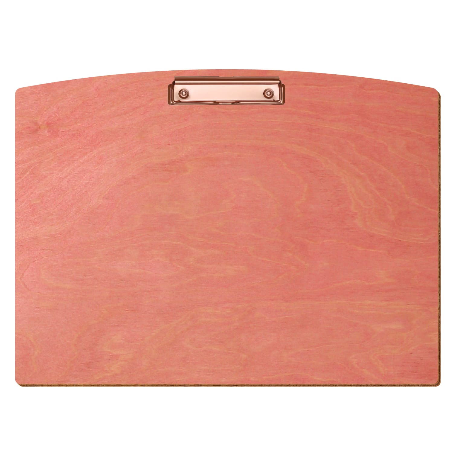 Klemmbrett Segmentform Rosa A3 querkant Bügelklemme roségold