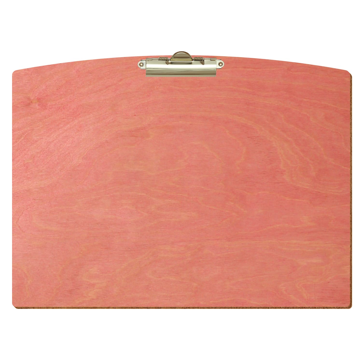 Klemmbrett Segmentform Rosa A3 querkant Zahnklemme gold