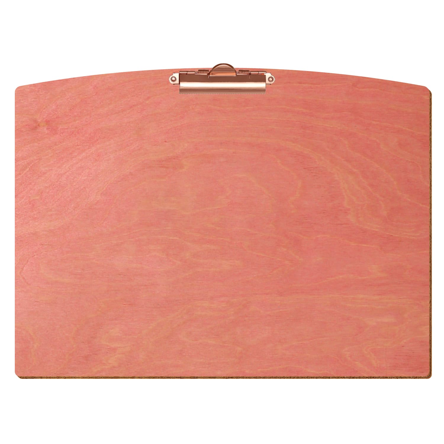 Klemmbrett Segmentform Rosa A3 querkant Zahnklemme roségold
