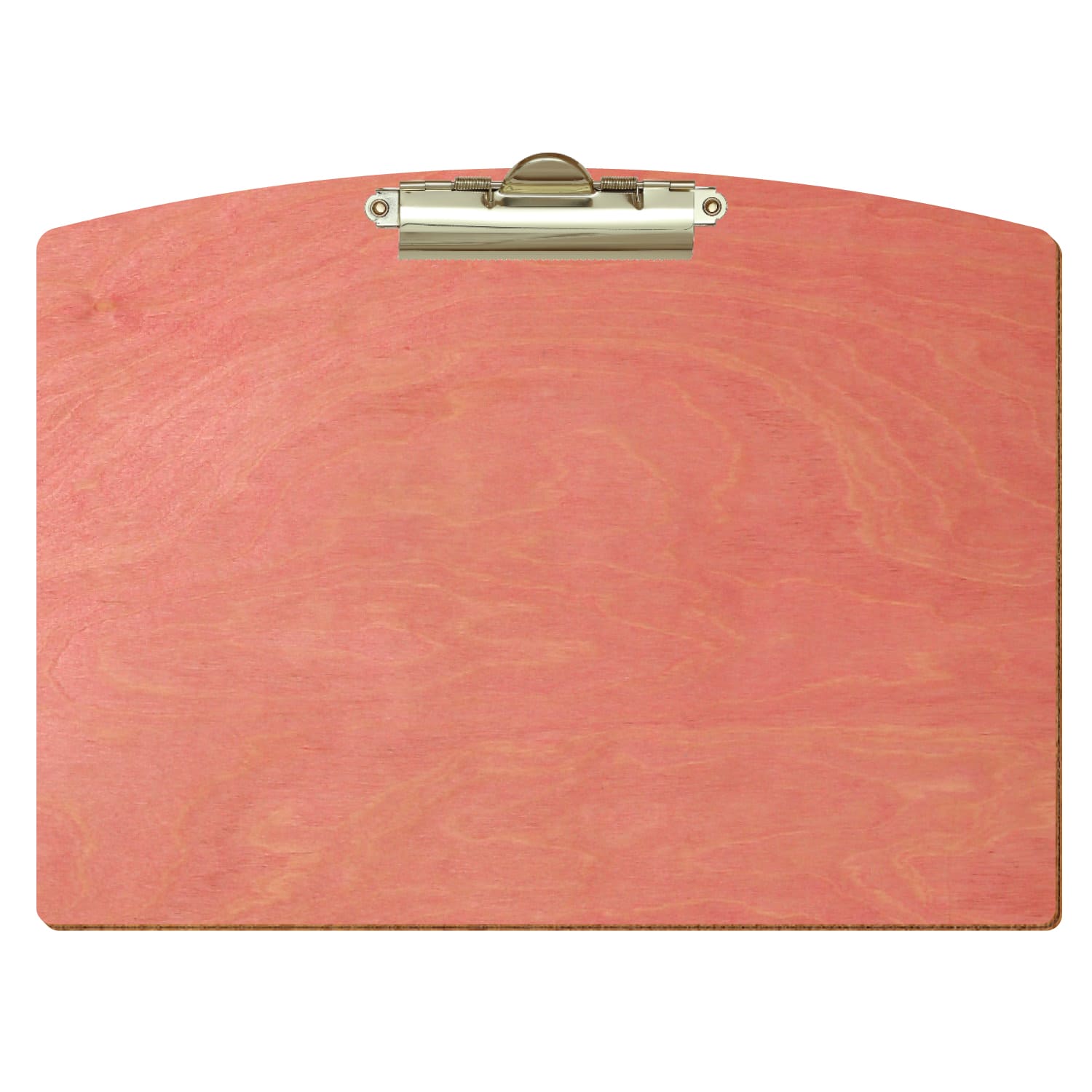 Klemmbrett Segmentform Rosa A4 querkant Zahnklemme gold