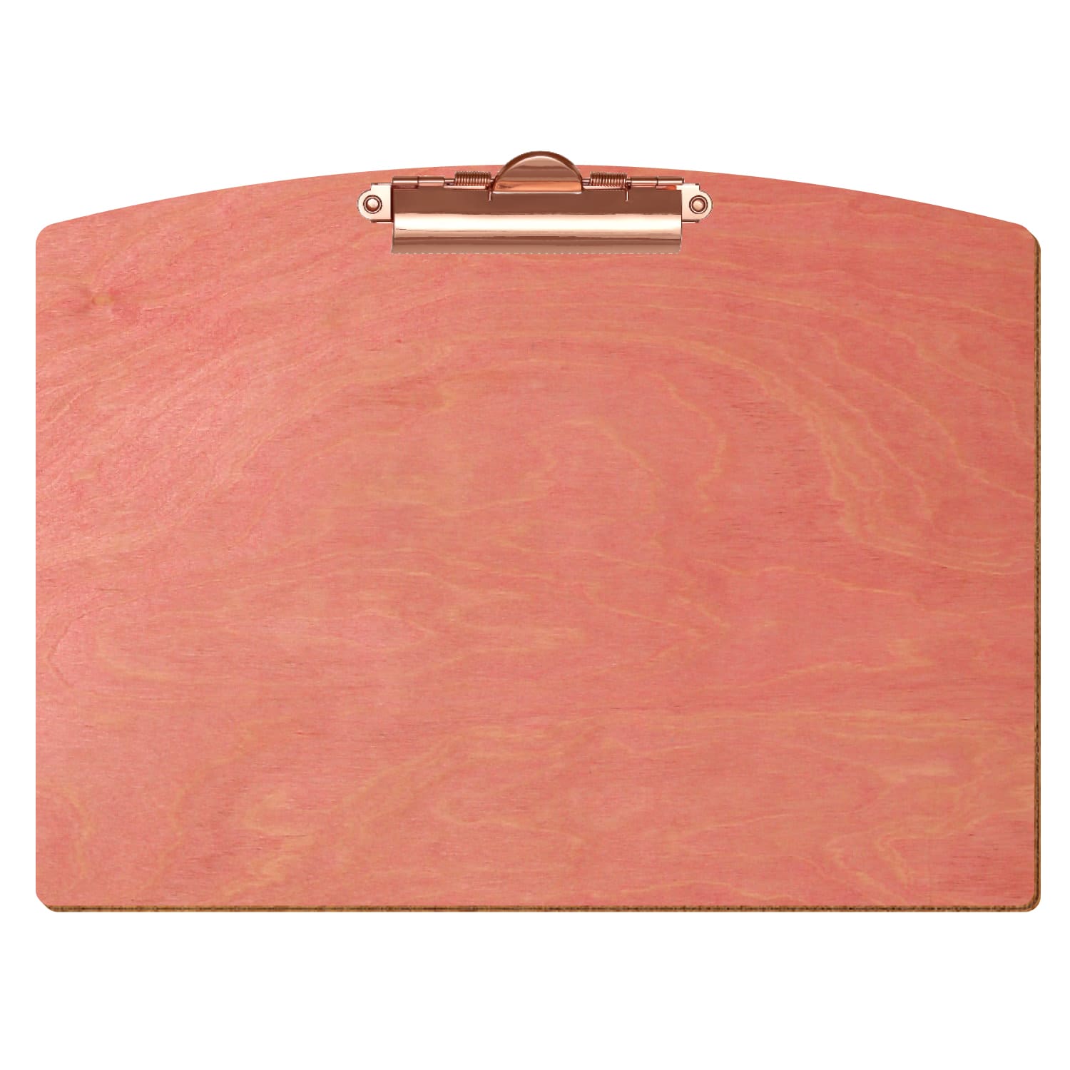 Klemmbrett Segmentform Rosa A4 querkant Zahnklemme roségold