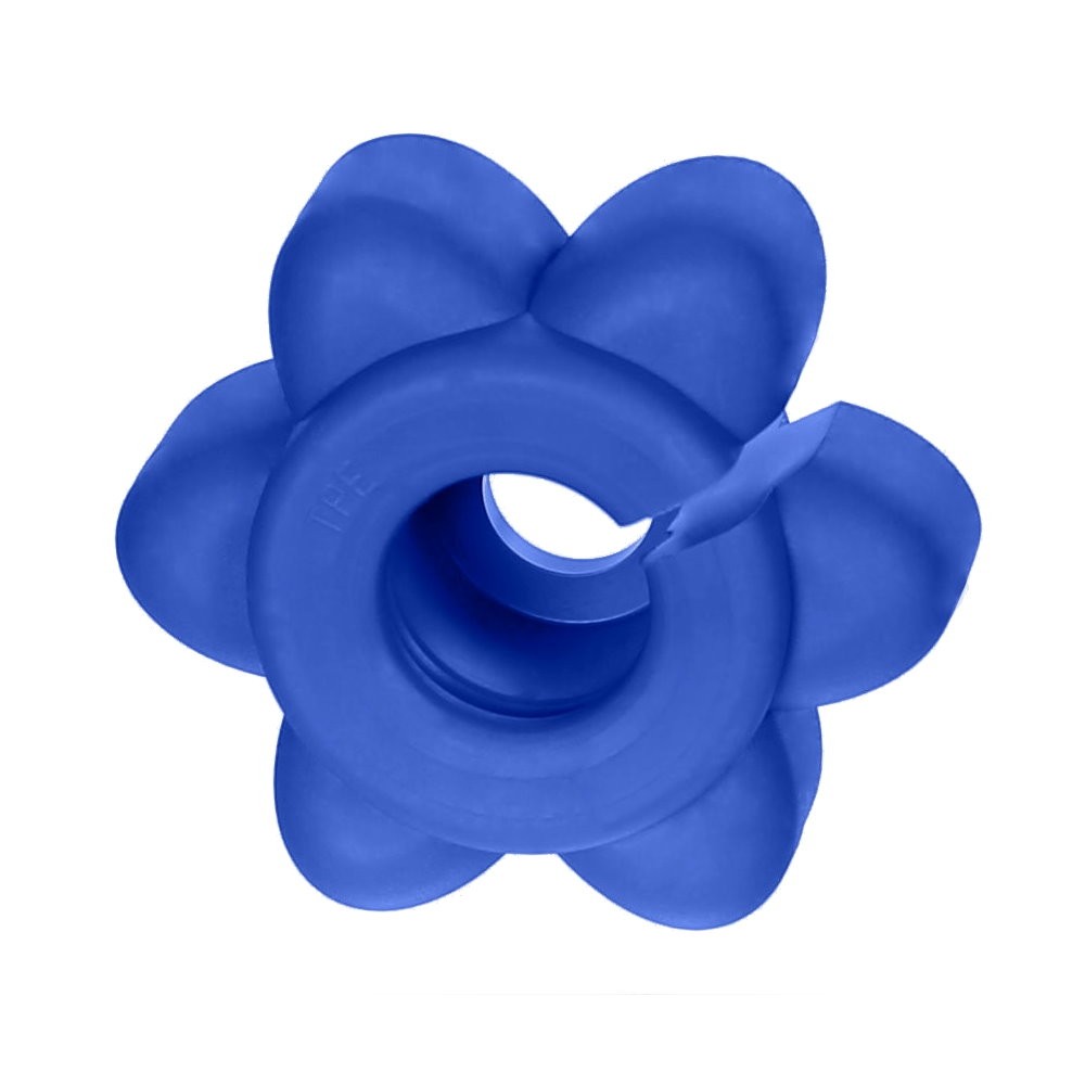 Flaschenöffner Blume Aufschraubhilfe Blau liegend