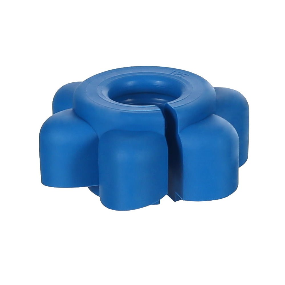 Flaschenöffner Blume Aufschraubhilfe Blau RAL5005 liegend