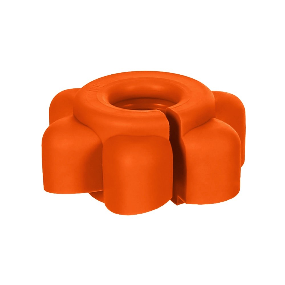 Flaschenöffner Blume Aufschraubhilfe Orange liegend