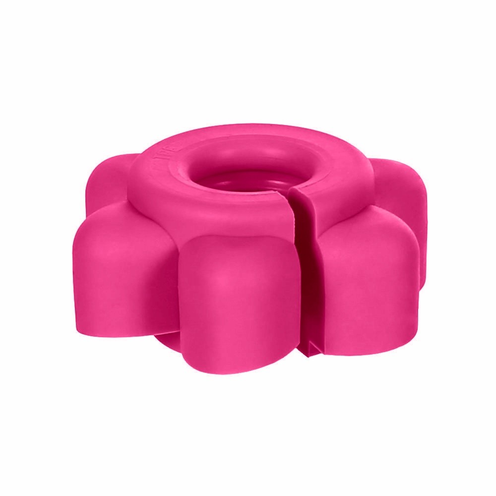 Flaschenöffner Blume Aufschraubhilfe Pink liegend