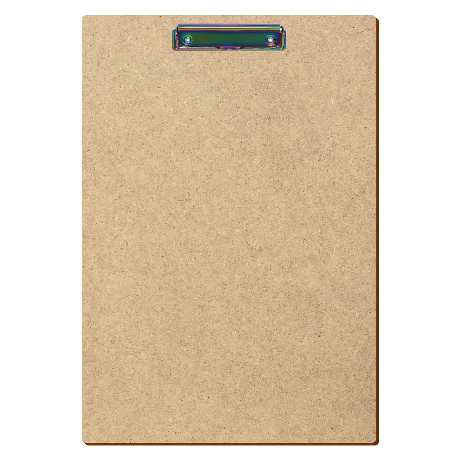 Klemmbrett Standardform HDF A3 hochkant Bügelklemme Regenbogen