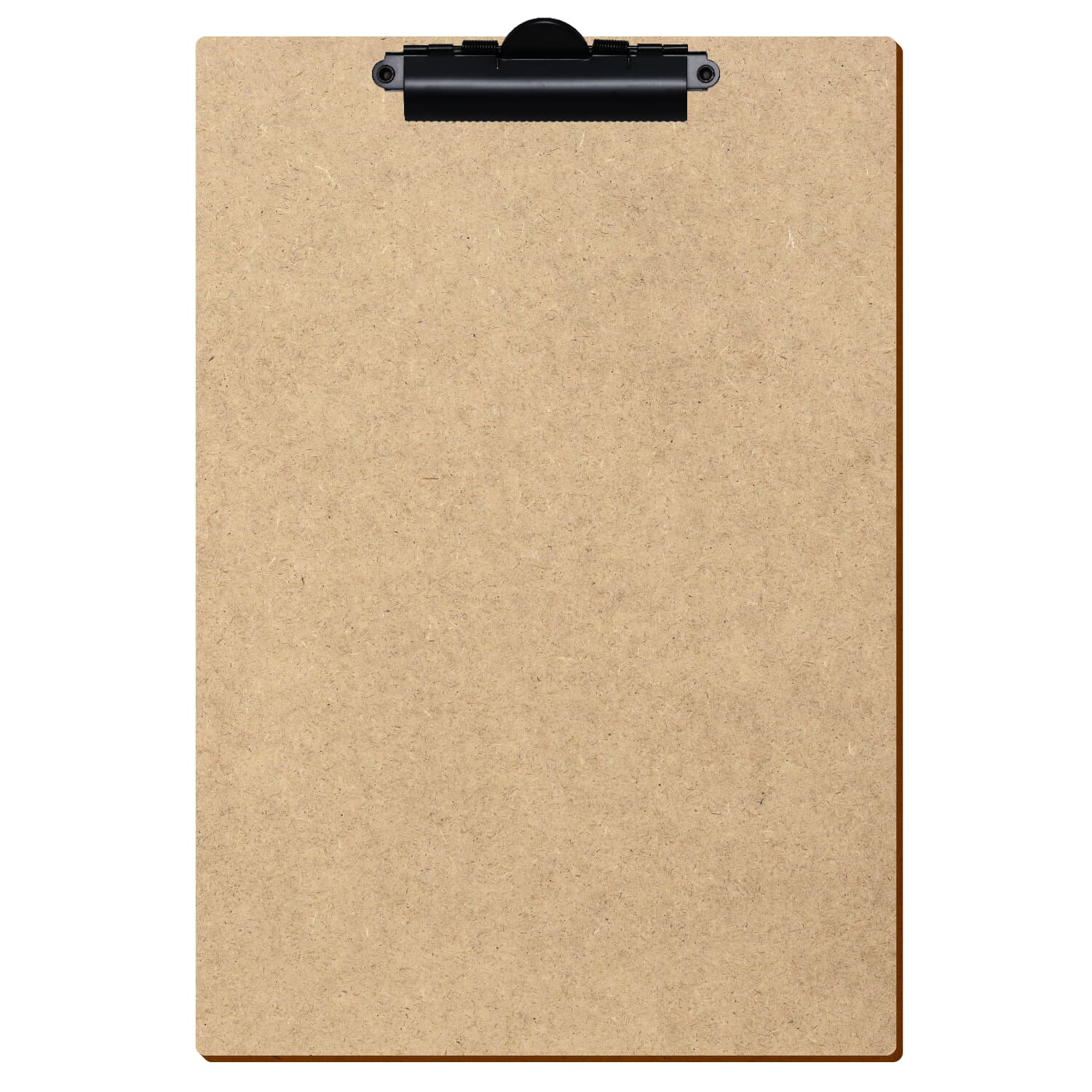 Klemmbrett Standardform HDF A4 hochkant Zahnklemme schwarz