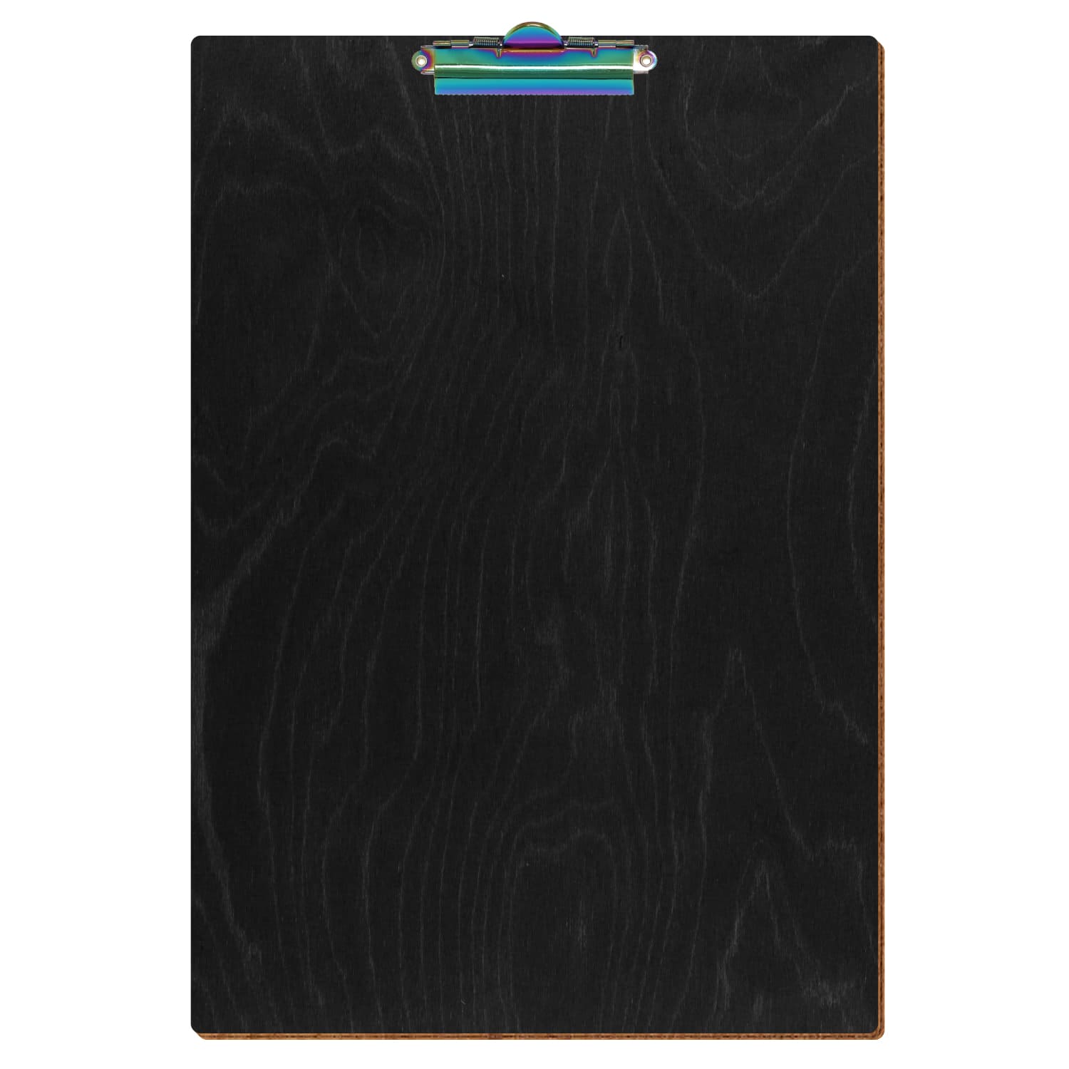 Klemmbrett Standardform Anthrazit A3 hochkant Zahnklemme Regenbogen