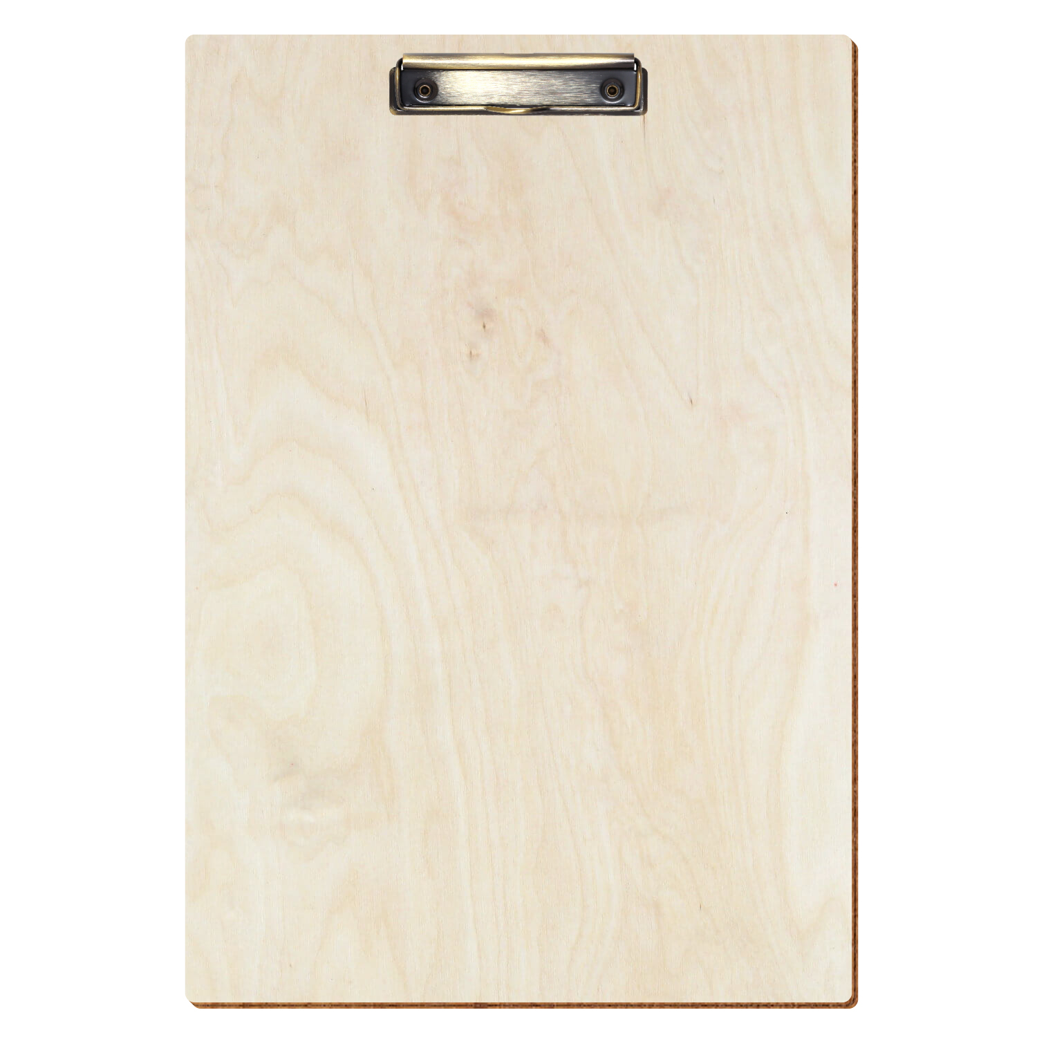 Klemmbrett Standardform Birke natur A3 hochkant Bügelklemme antik