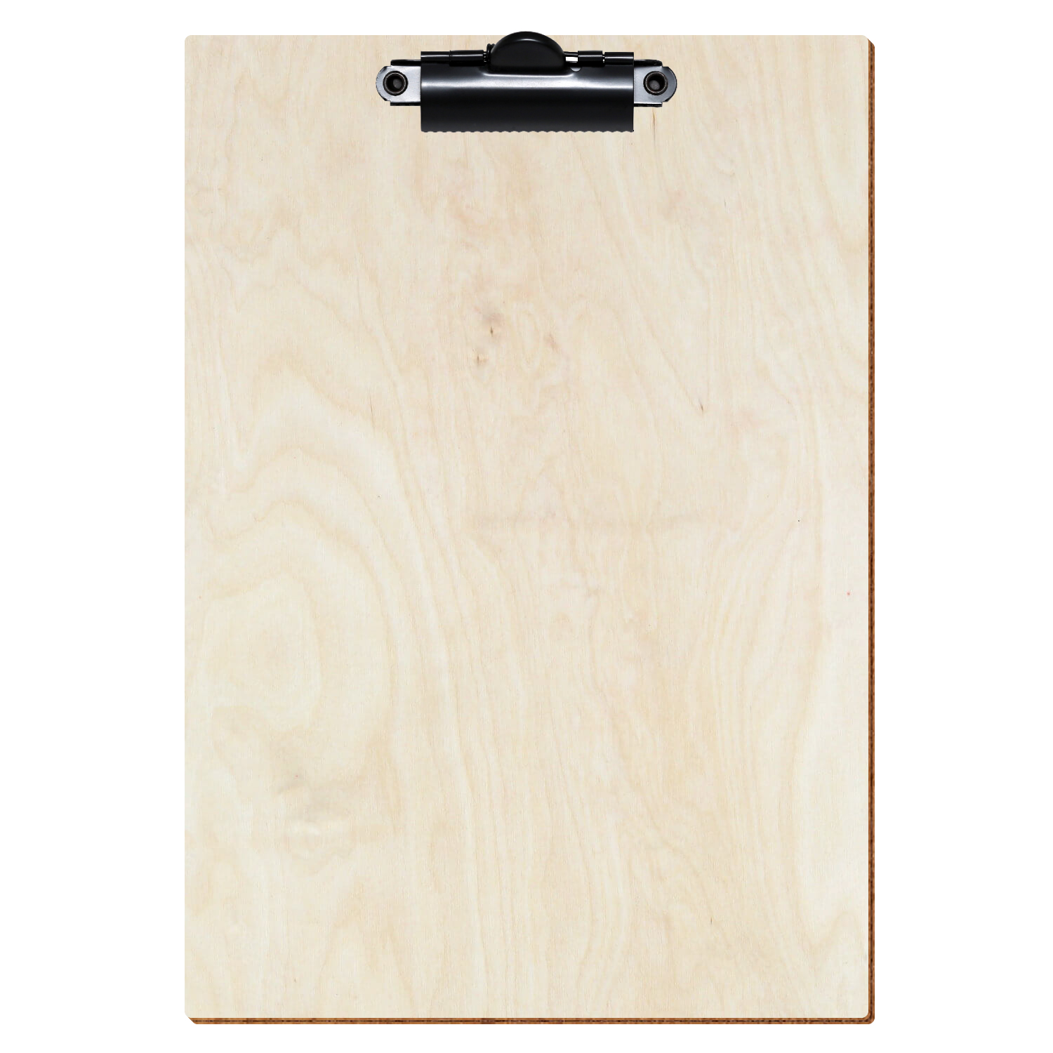 Klemmbrett Standardform Birke natur A5 hochkant Zahnklemme schwarz