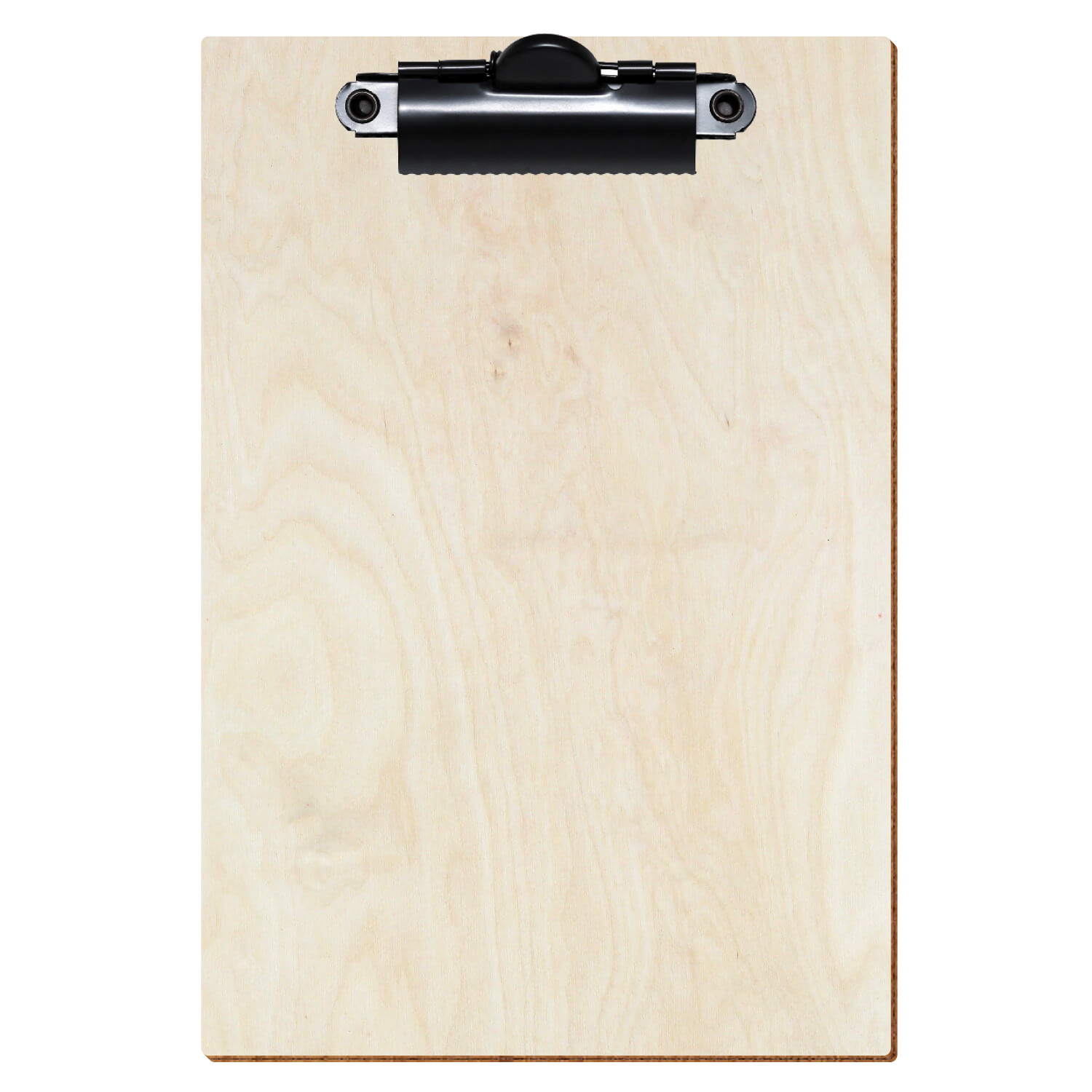 Klemmbrett Standardform Birke natur A6 hochkant Zahnklemme schwarz
