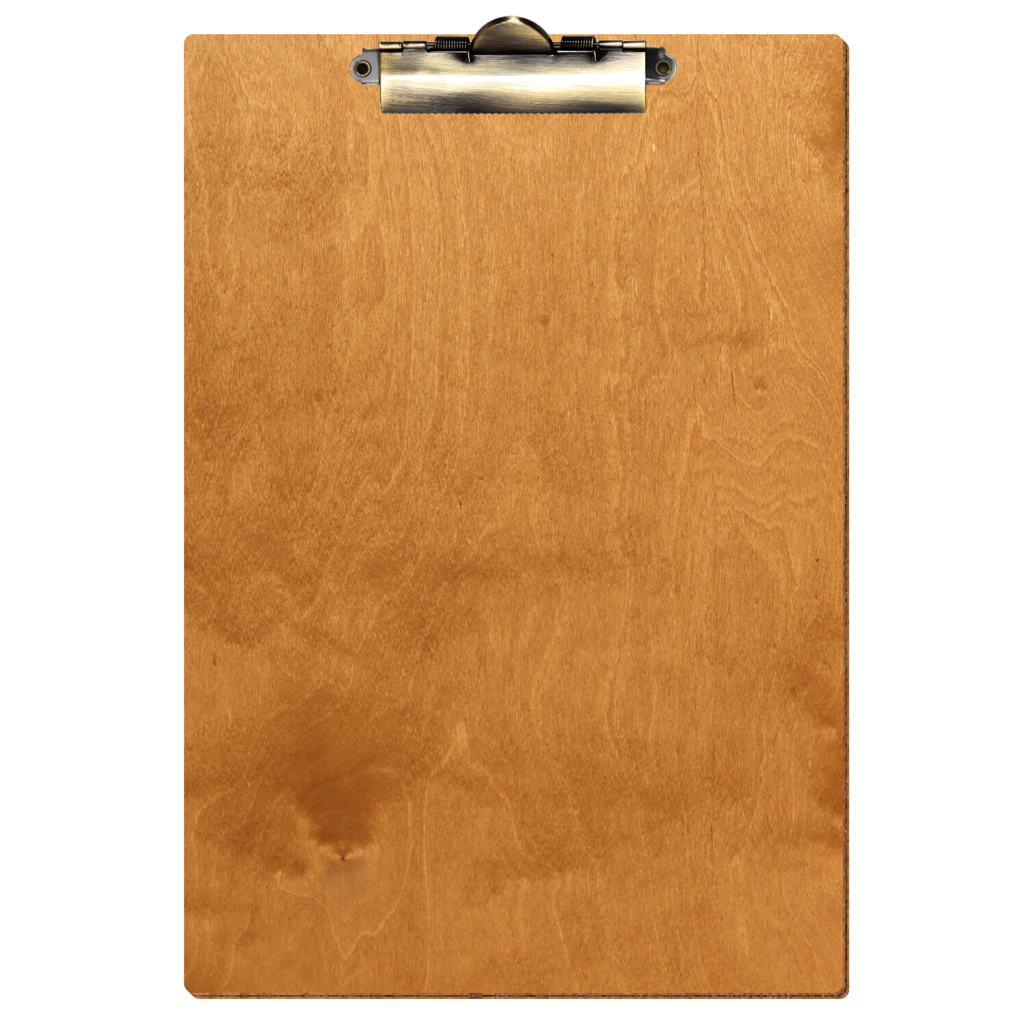 Klemmbrett Standardform Birnbaum A4 hochkant Zahnklemme antik
